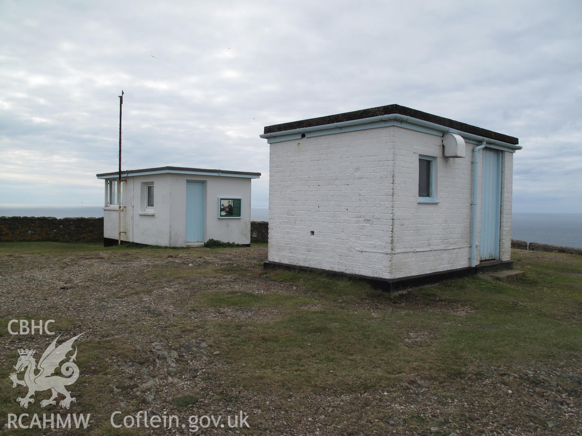 Coastguard lookout and generator house from the southeast.