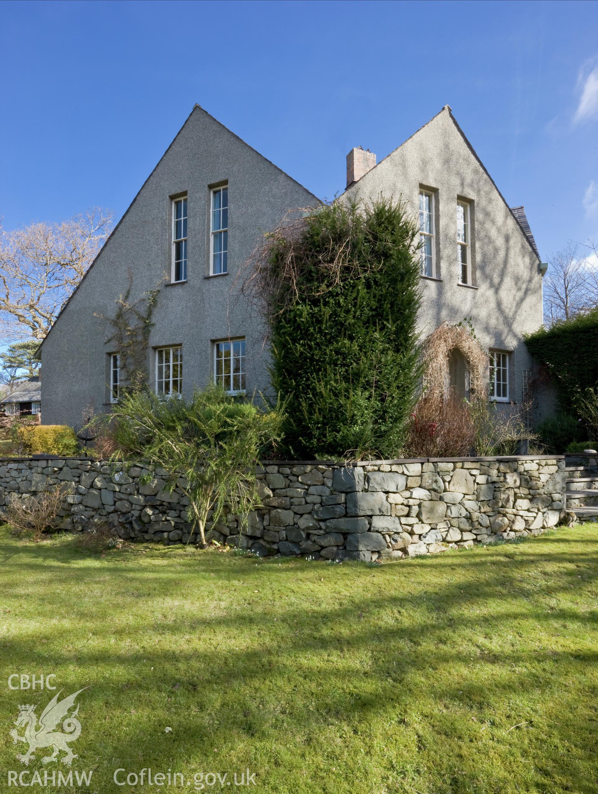 Exterior from the west.