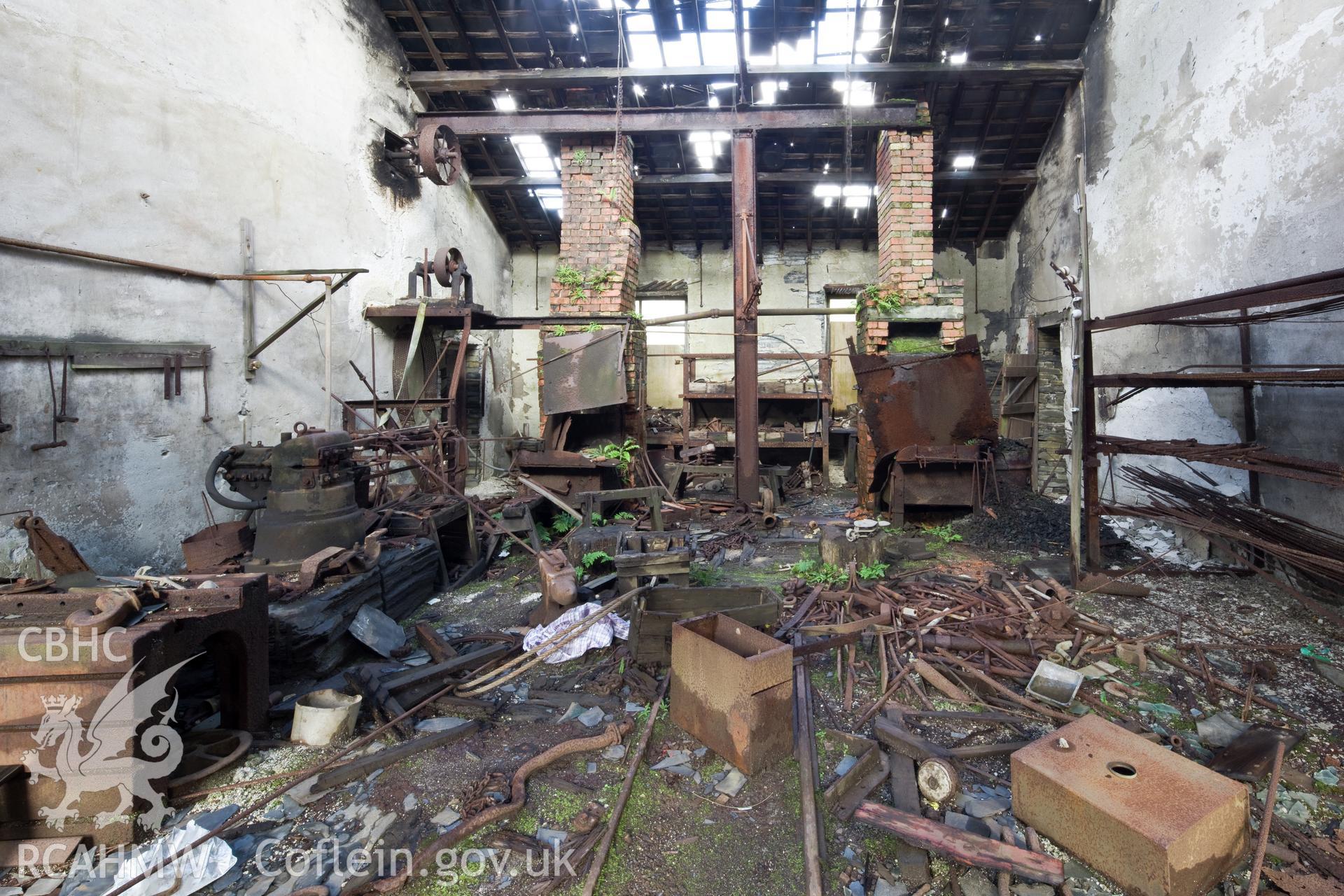 Smithy, interior.
