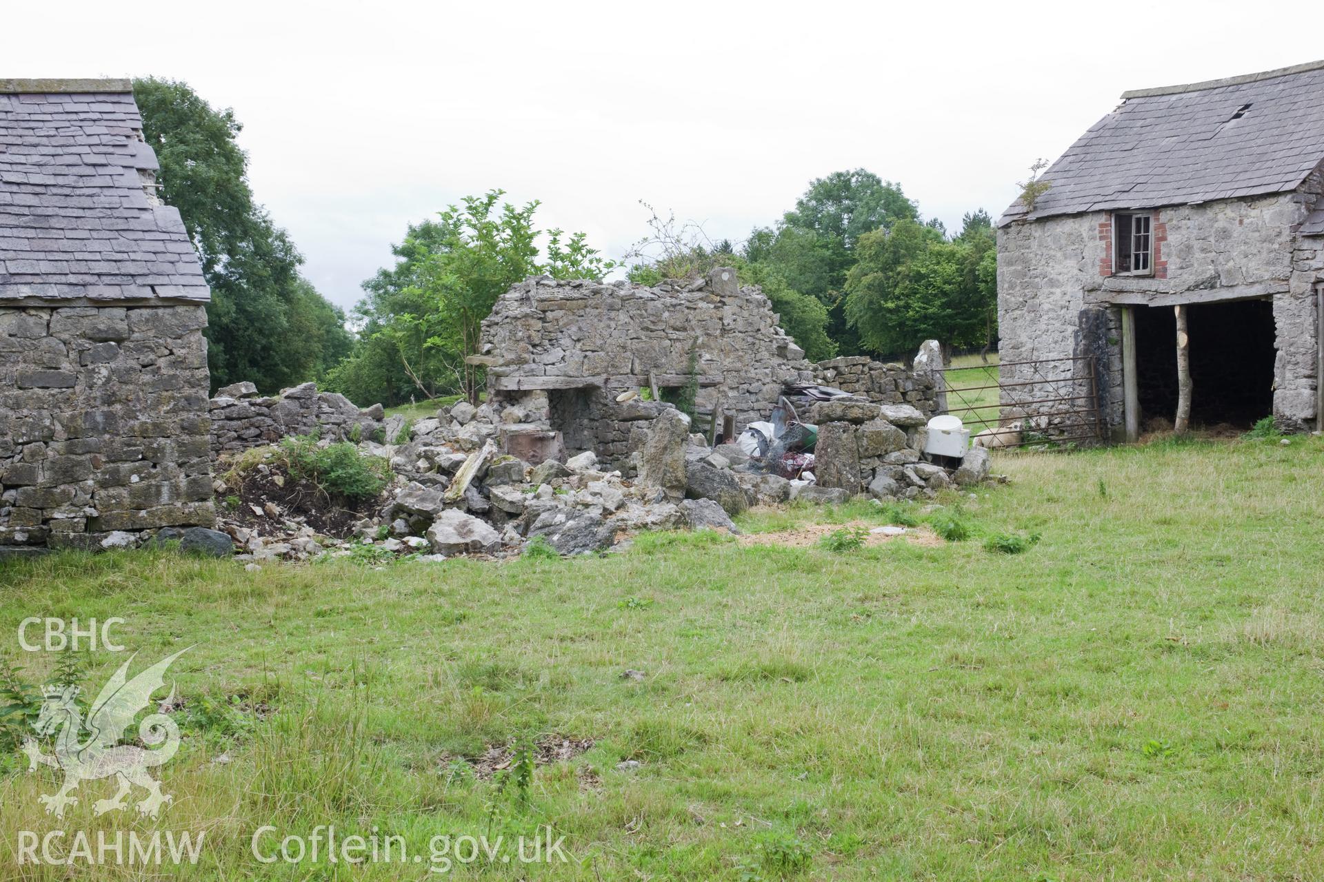 Ruins of pig sty.