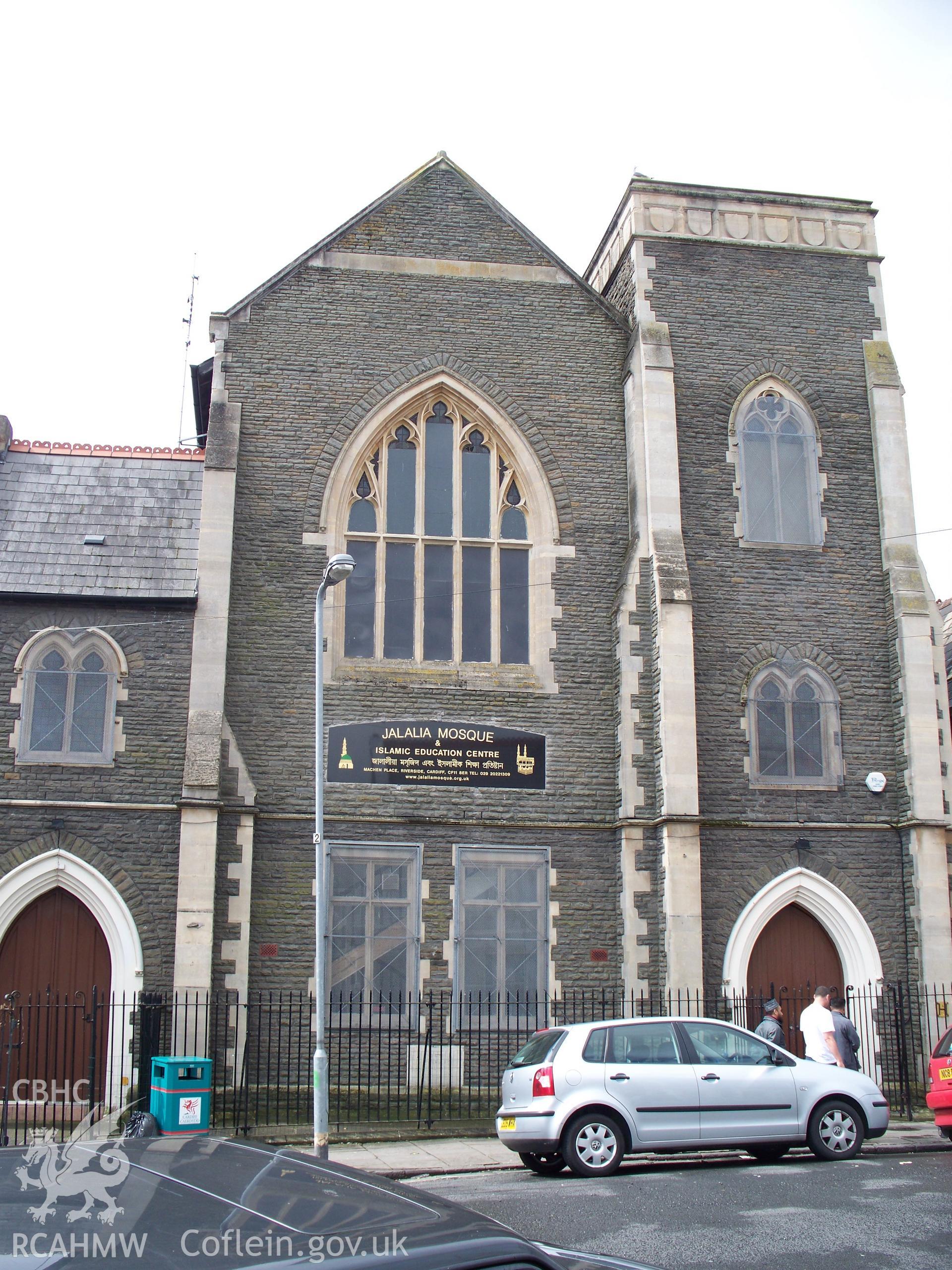 North east gable front and entrance.