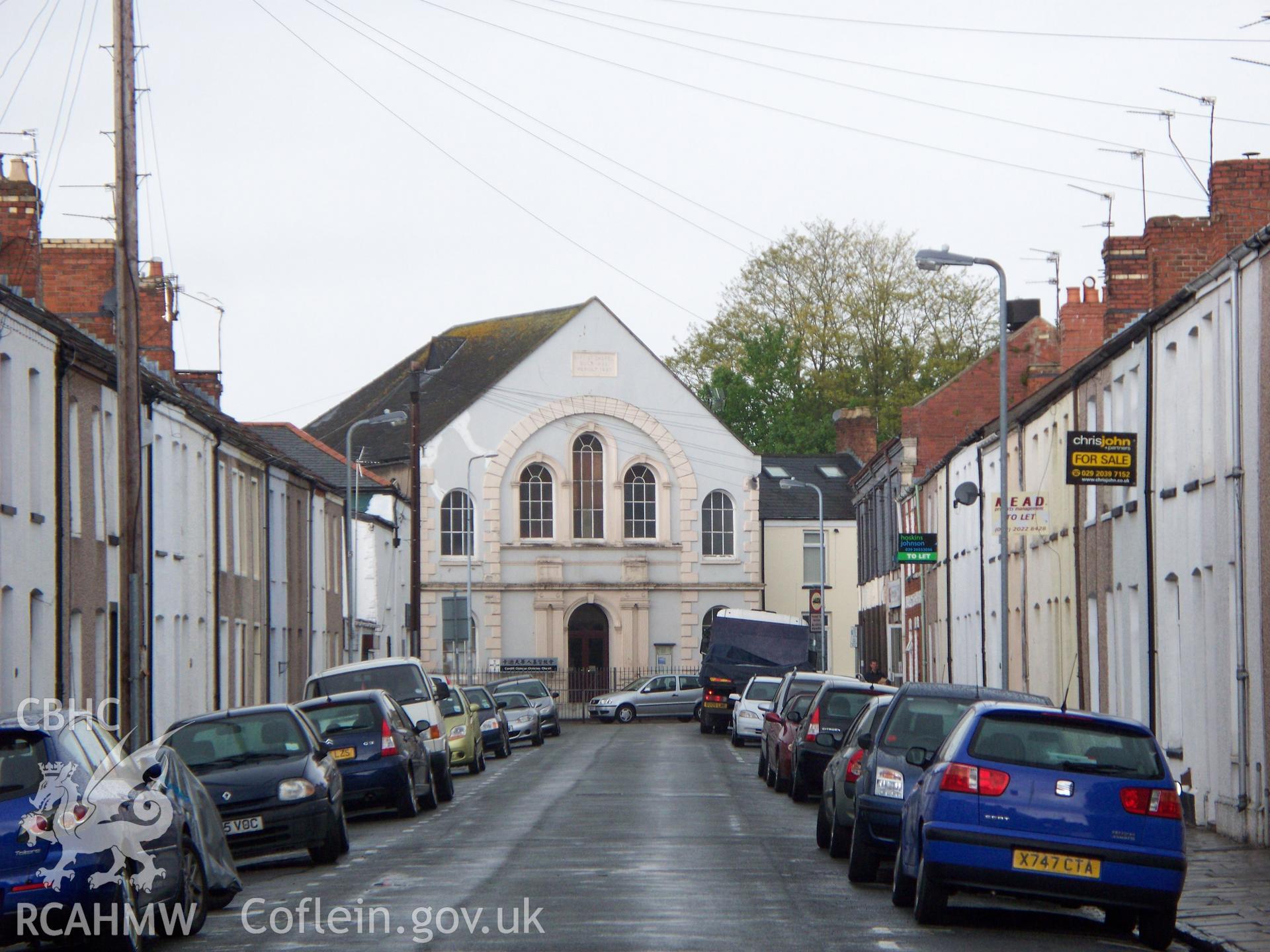 North east gable front and entrance.