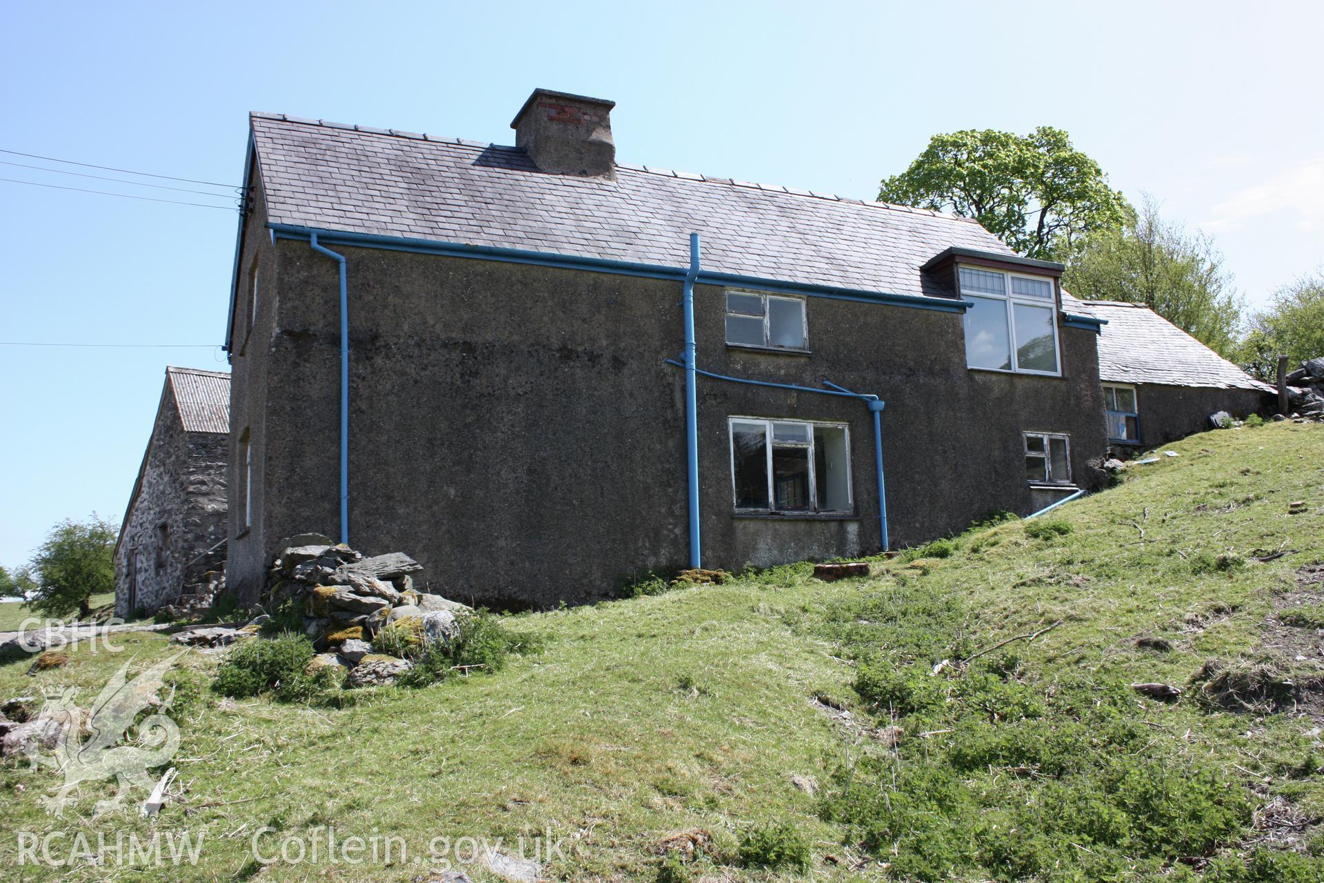 View from west.