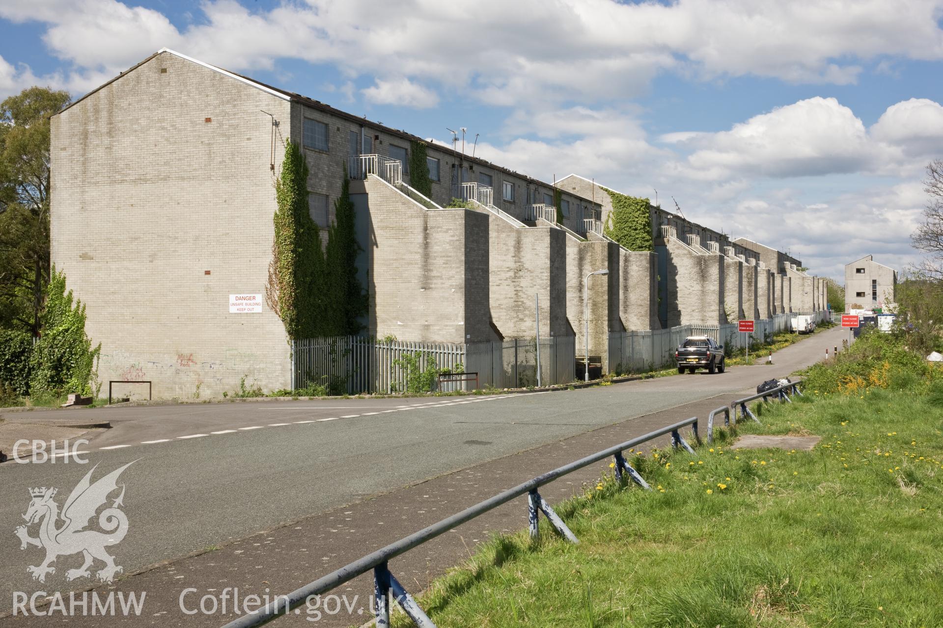 Highfield Road flats from the east southeast.