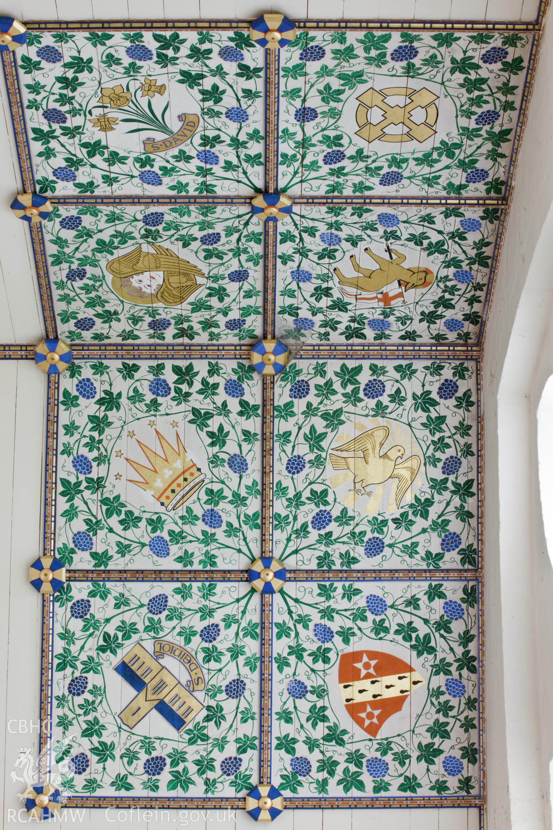 Chancel ceiling.