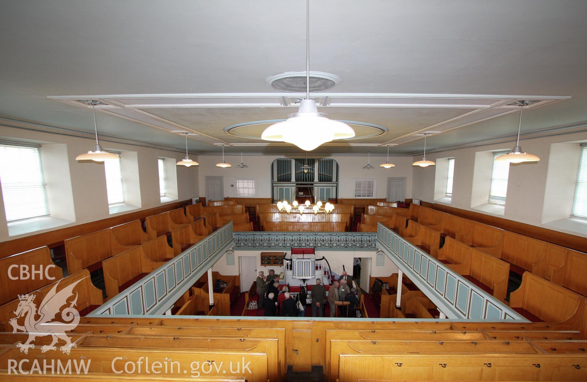Hermon Chapel, interior looking south.