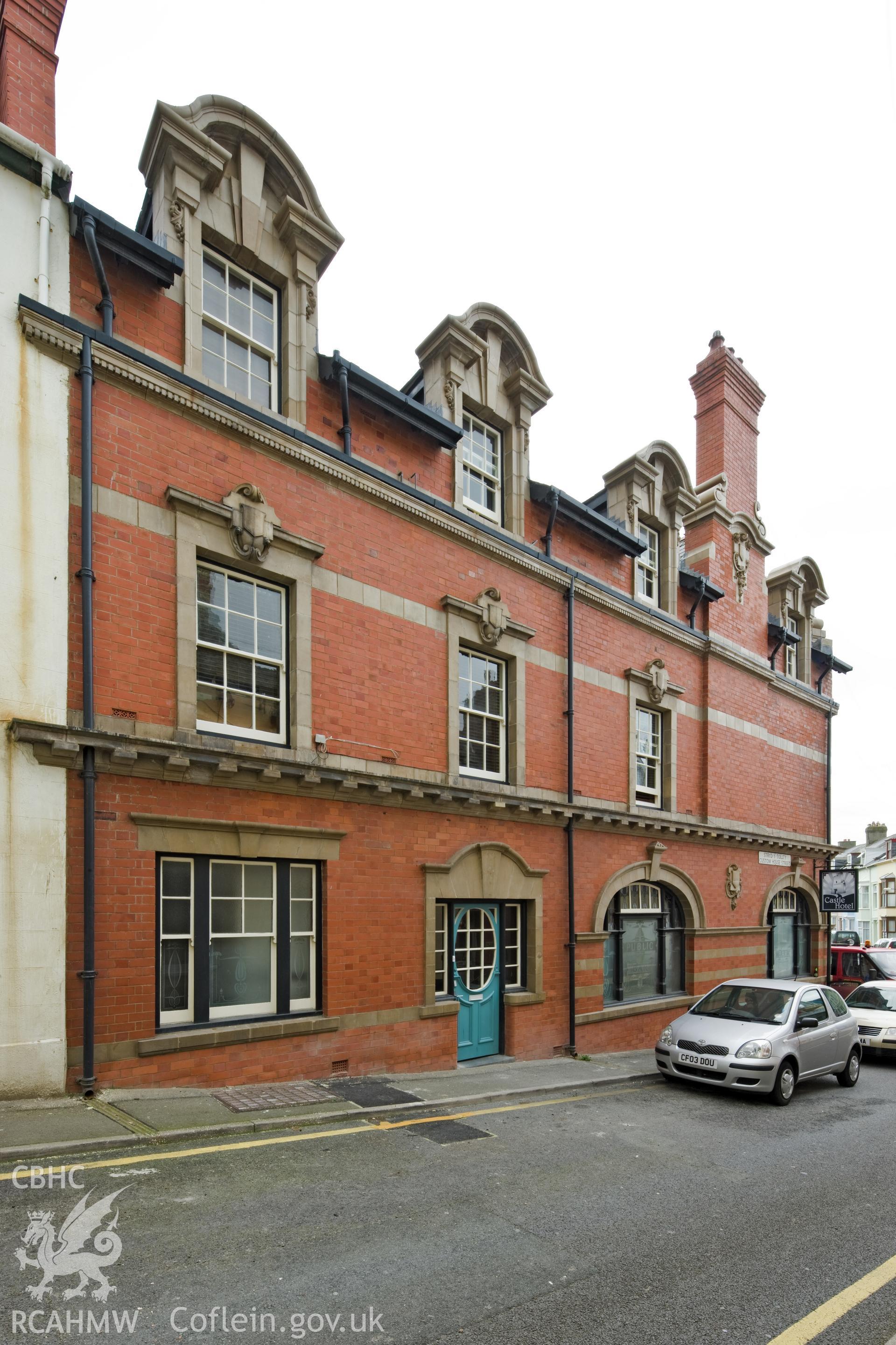 West facade from the north.