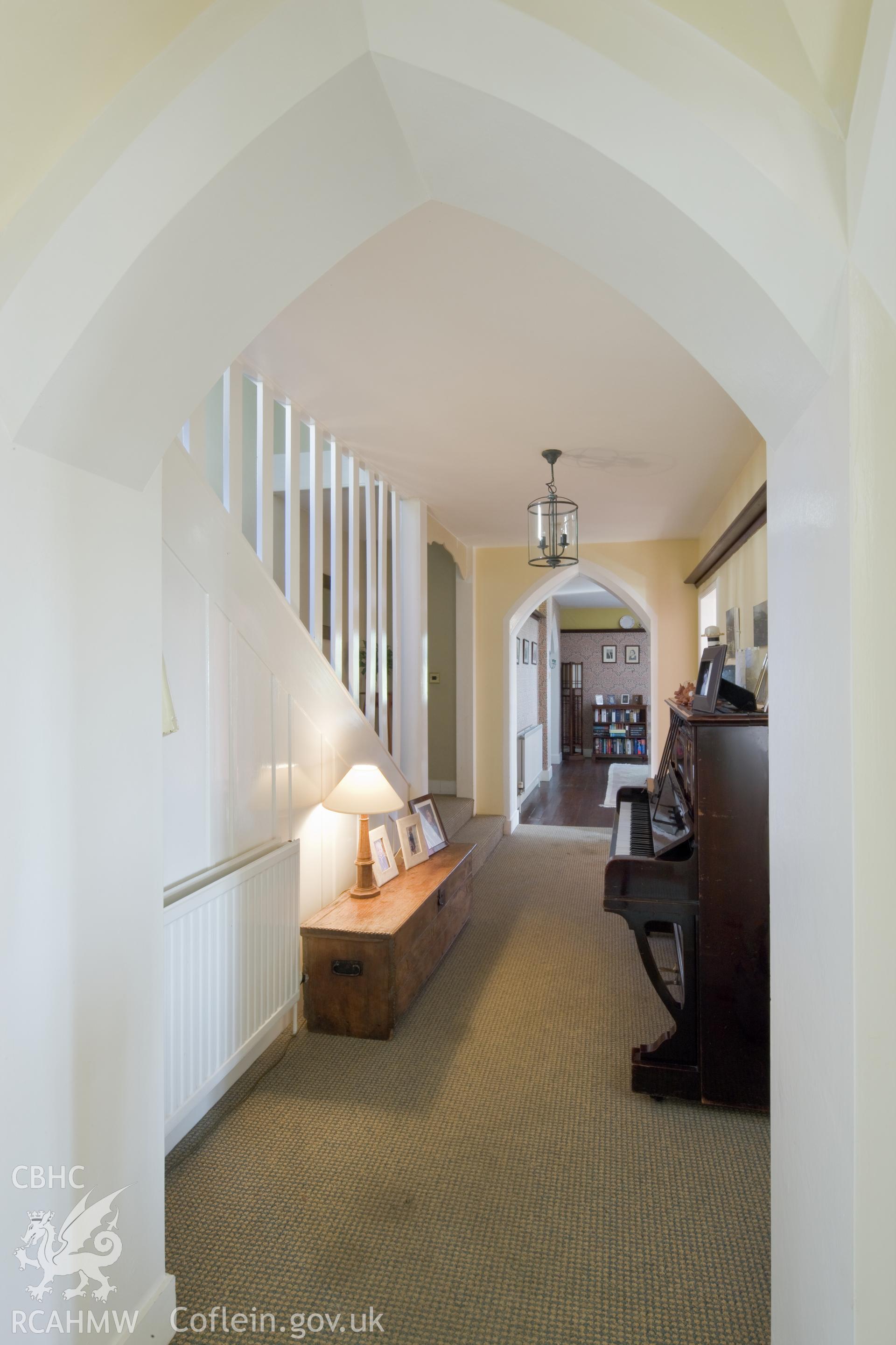 Kitchen arch to stair.