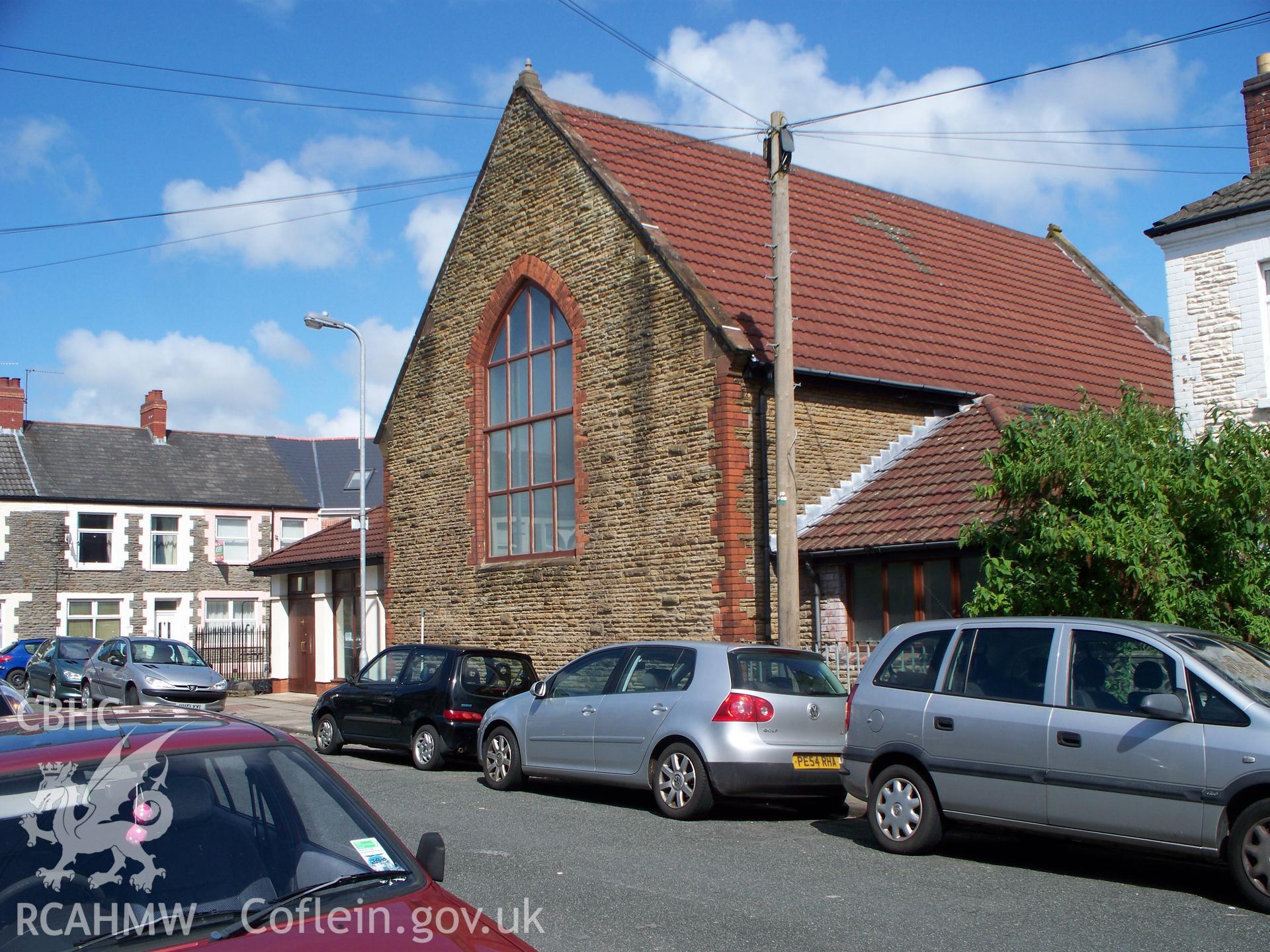 North west gable front and entrance.