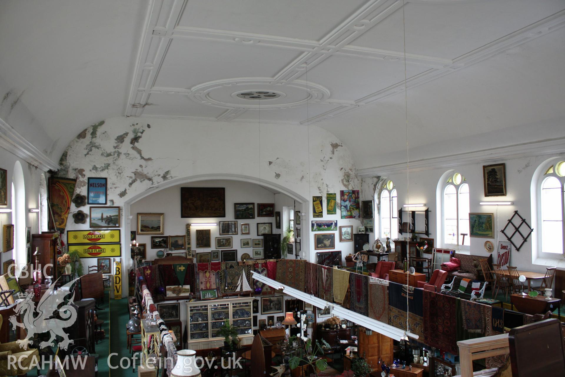 Pembroke Methodist Chapel interior looking north-west.