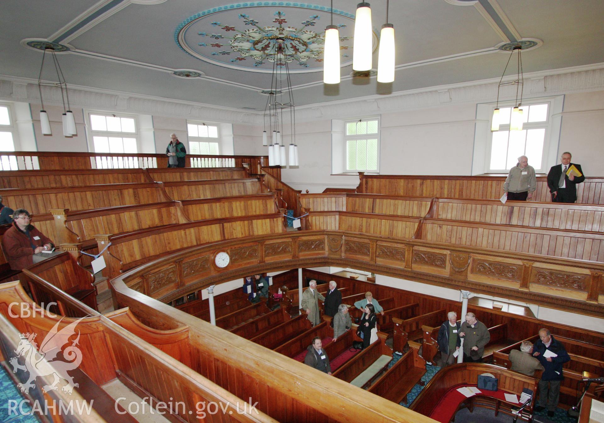 Tabernacle Independent Chapel interior looking north-east.