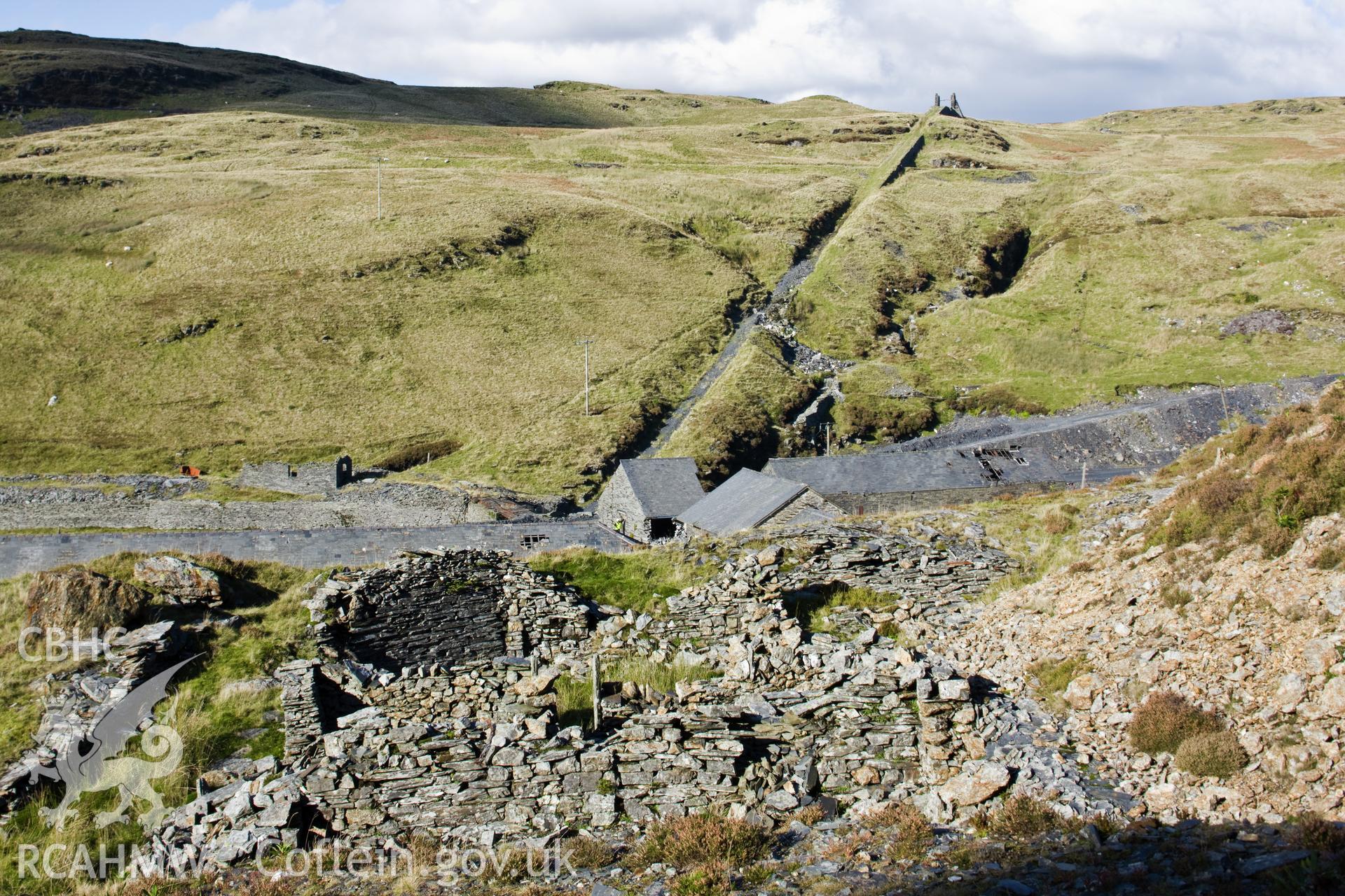 Rhiwbach incline 3, Rhiwbach tramway, viewed from the south.