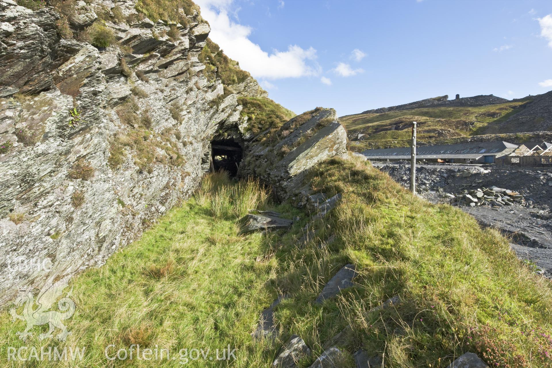 Long Tip Tramway tunnel from the west.
