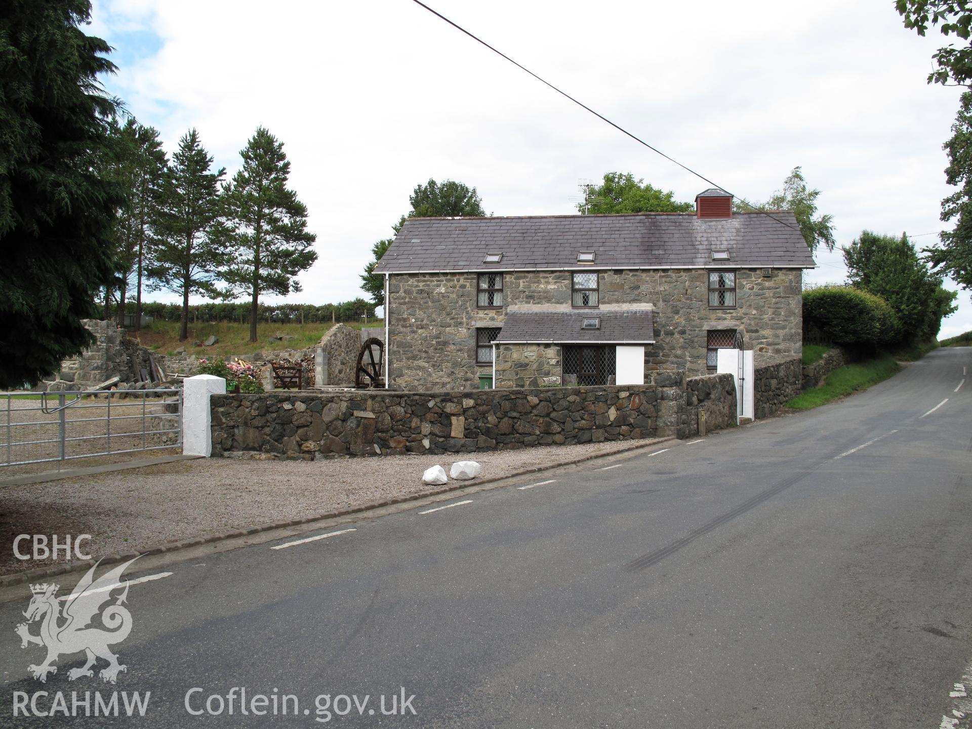 Corn mill viewed from the southwest.