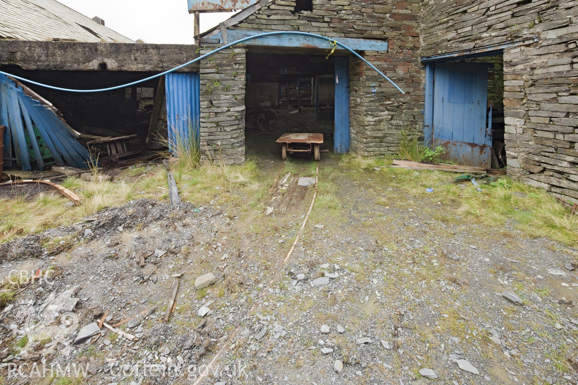 Tramway carrying blocks into Mill 3.