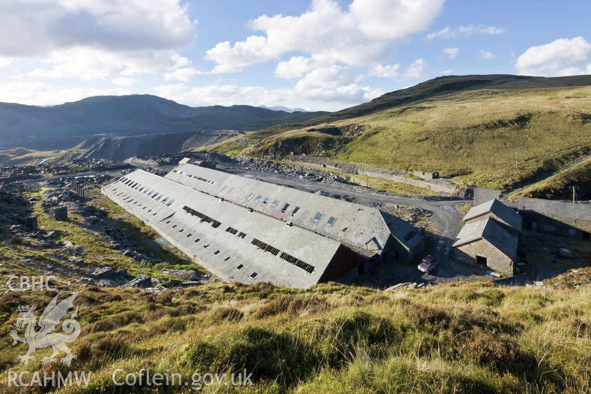 Maen-Offeren Dressing Mills, from the southeast.
