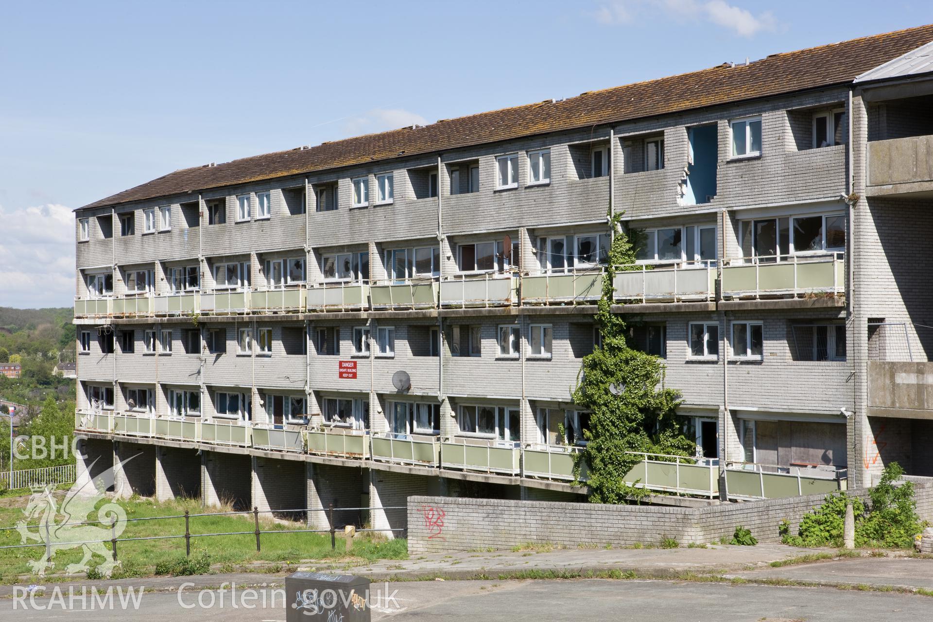 Prince Charles Court from the east.