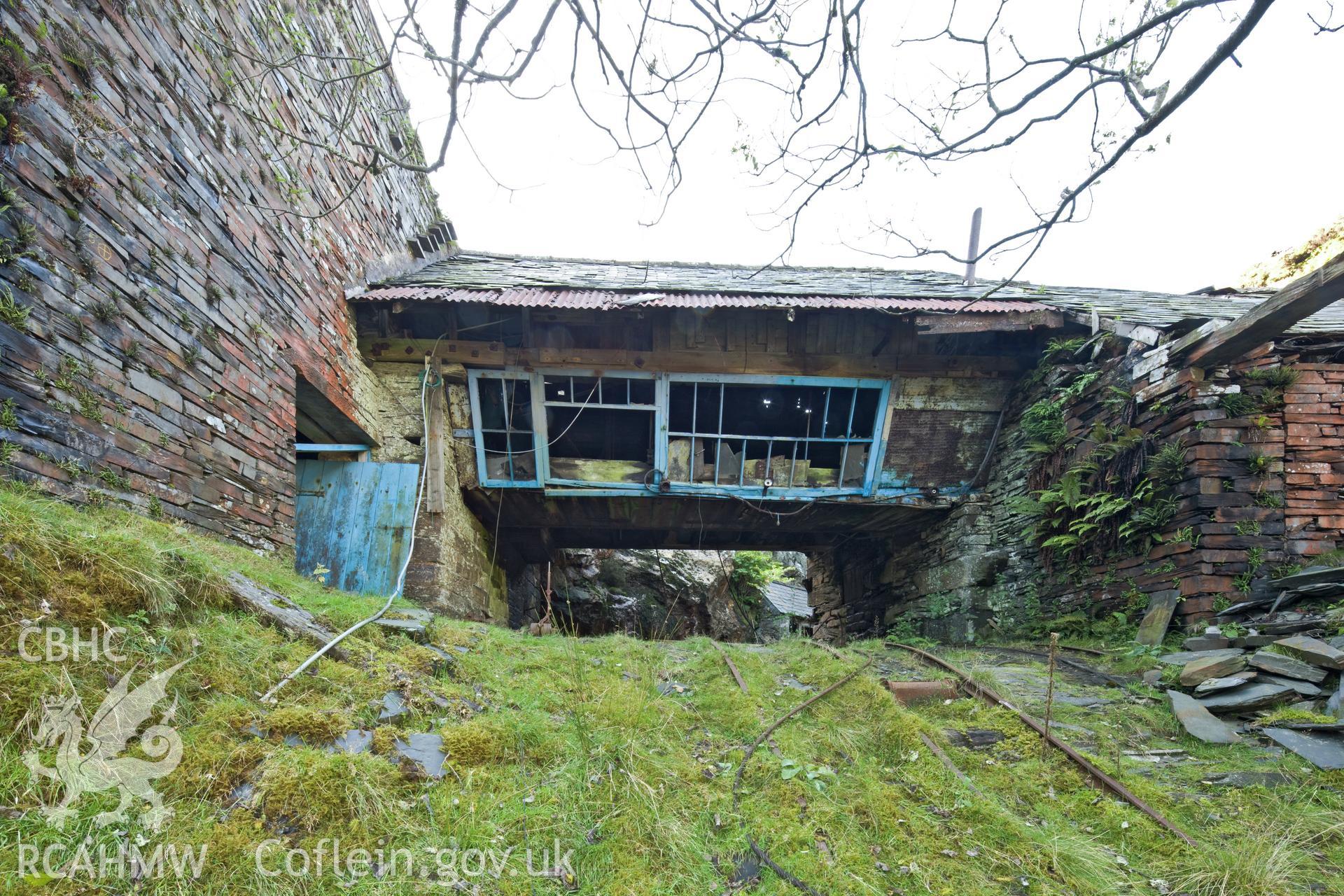 Winding house viewed from the incline.