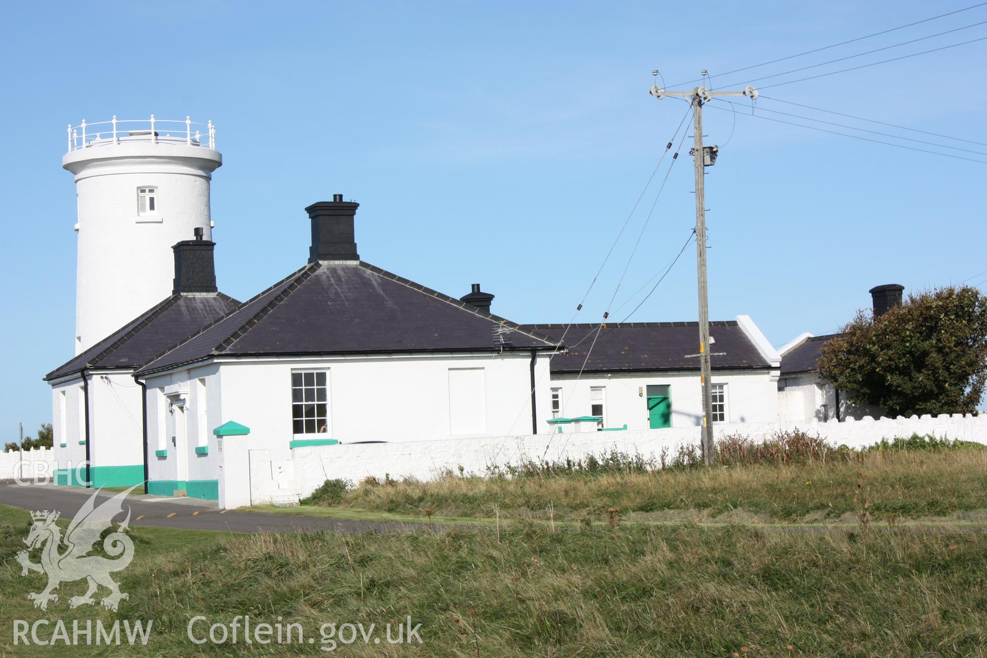 Keeper's cottages and associated outbuildings to the east of the West tower