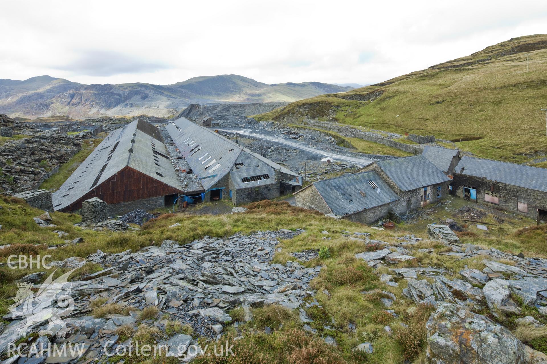 Maen-Offeren Dressing Mills, from the east.