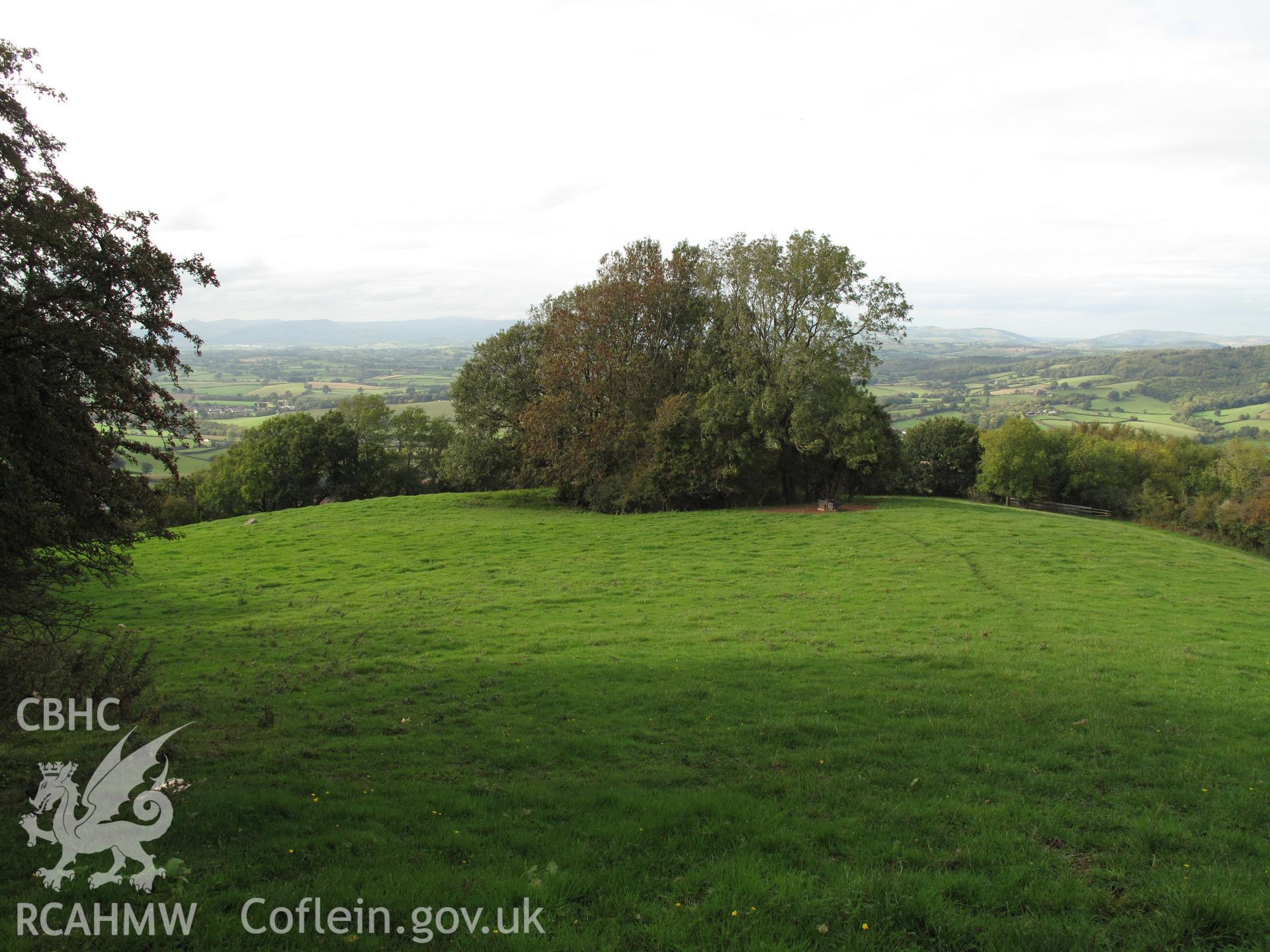 Site of the battle at Craig-y-dorth from the south, taken by Brian Malaws on 26 September 2011.