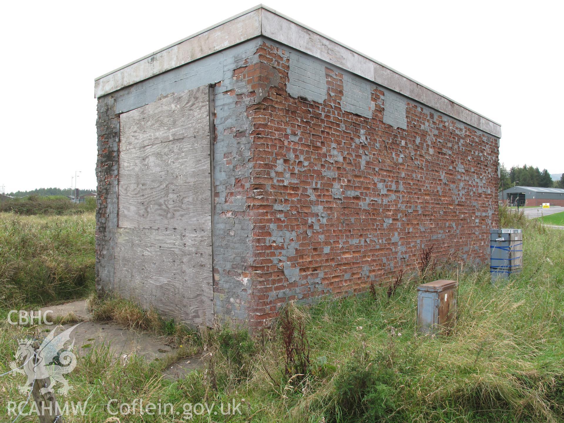Electricity Sub Station 16th Avenue Hirwaun ROF, from the northwest, taken by Brian Malaws on 08 October 2010.
