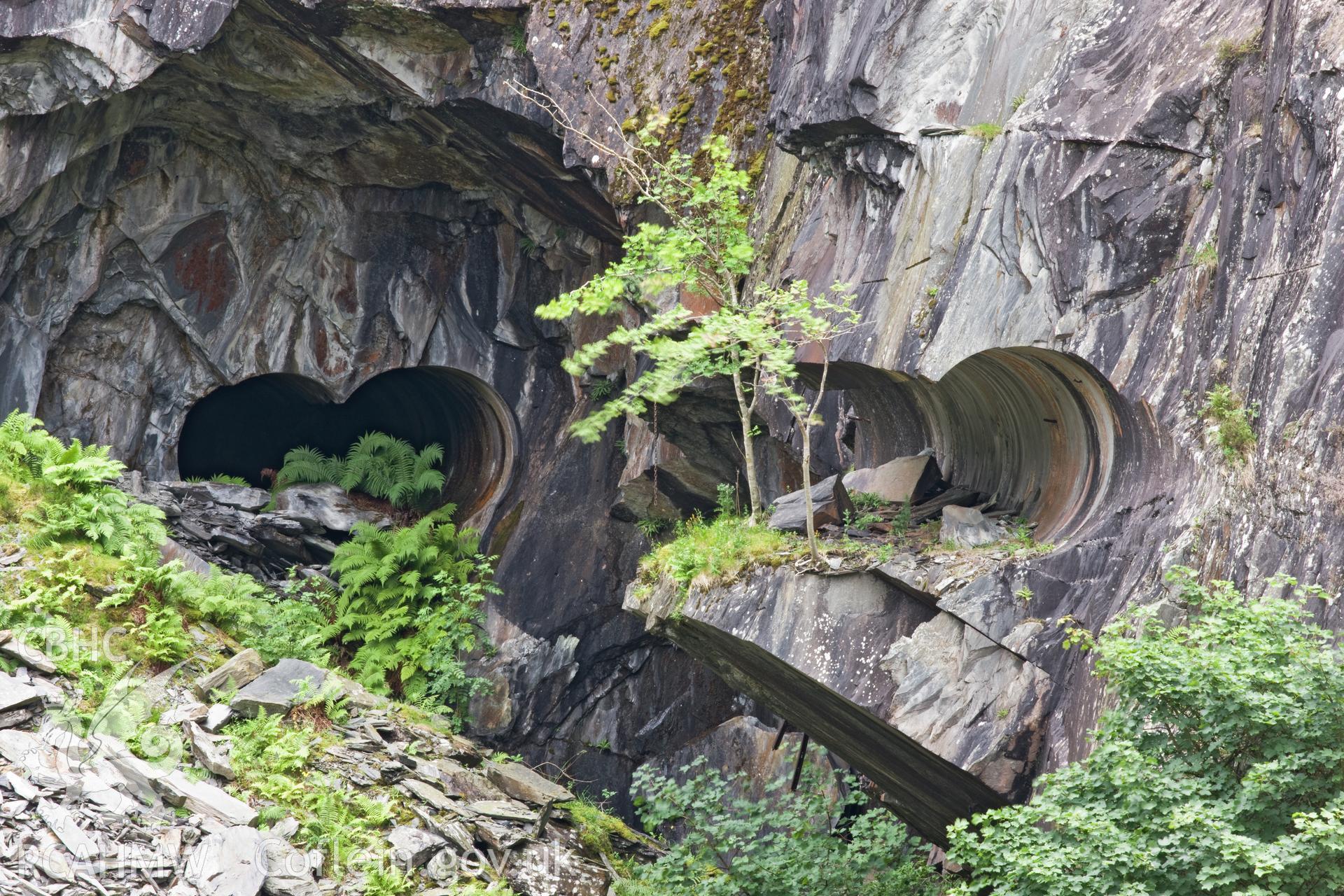 Hunter bored tunnel, from the northwest.