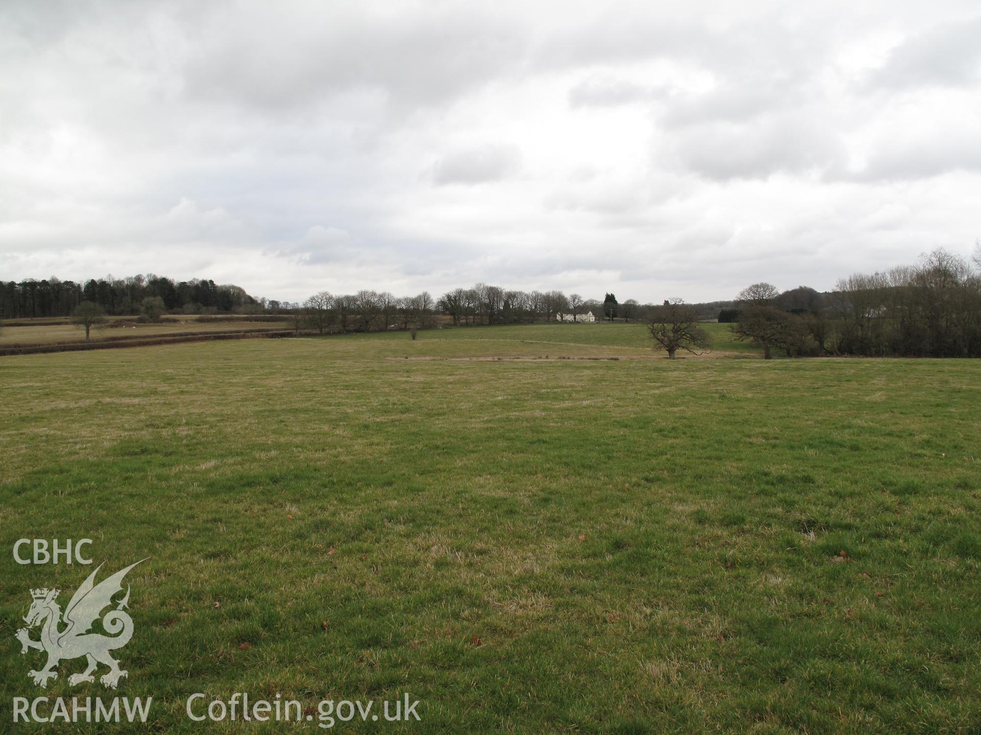 View of St Fagans battle site near Tregochas from the west taken by Brian Malaws on 27 February 2009.