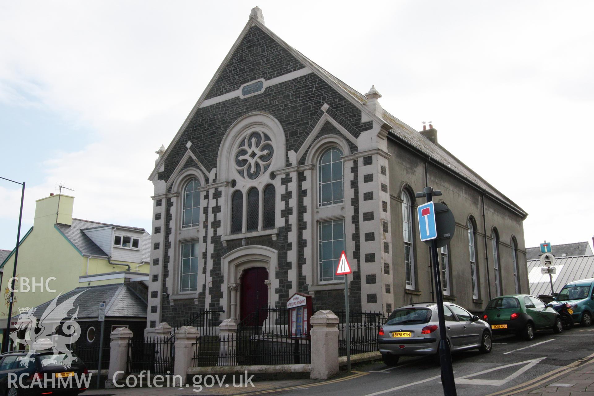 Exterior of Alfred Place Baptist Chapel, Aberystwyth