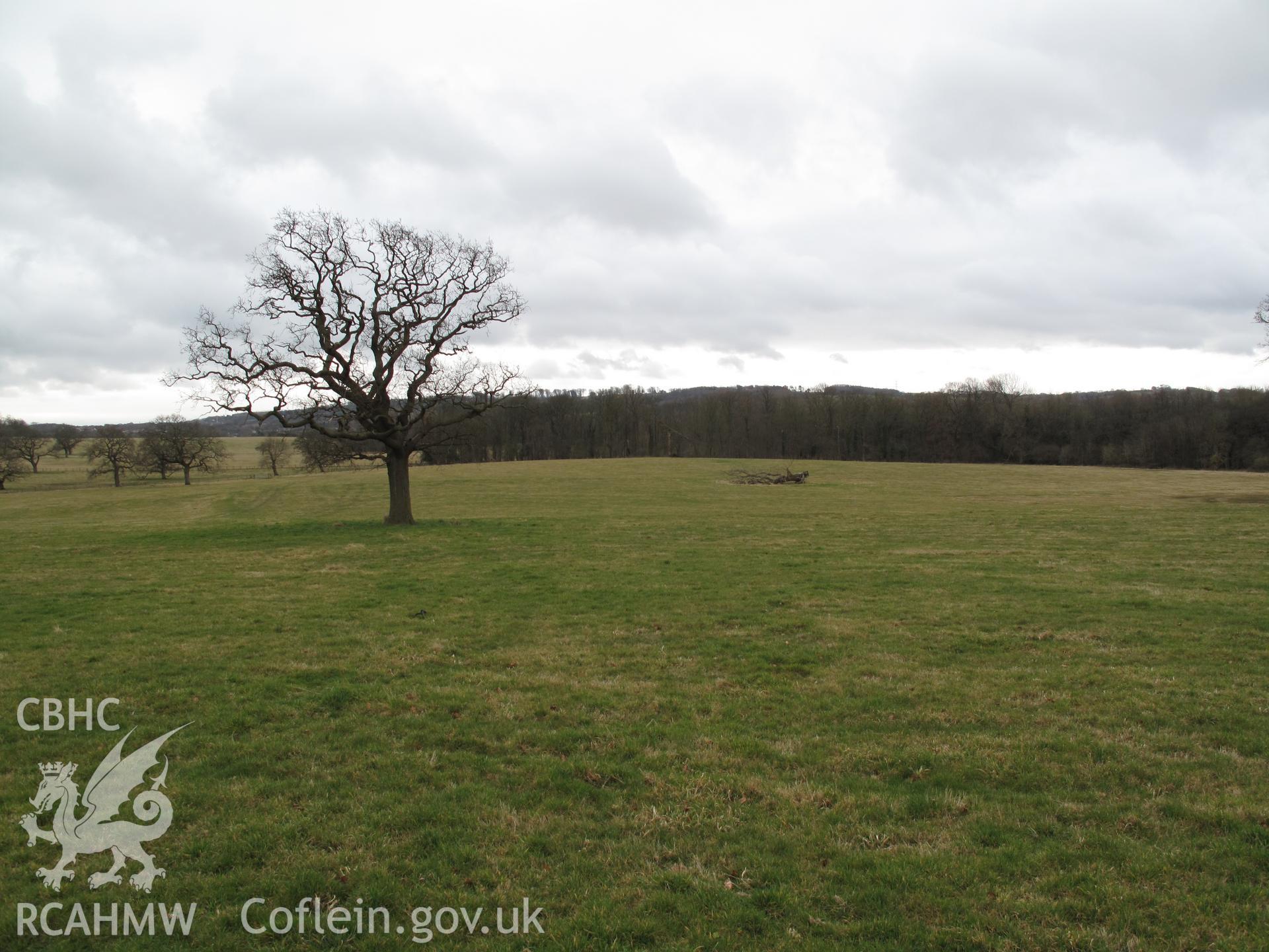 View of St Fagans battle site near Tregochas from the north taken by Brian Malaws on 27 February 2009.