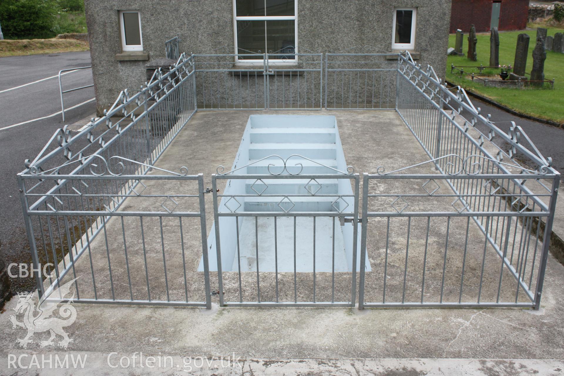 Blaenffos Chapel, detail of external baptistry.