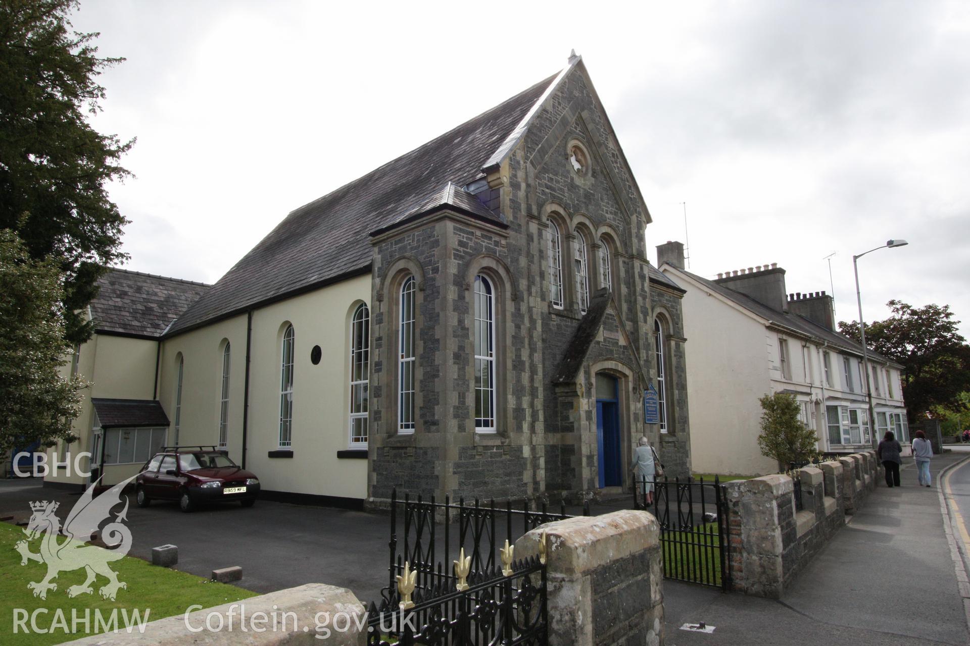 Shiloh Welsh Calvinist Methodist Chapel, three-quarters view from the north-east.