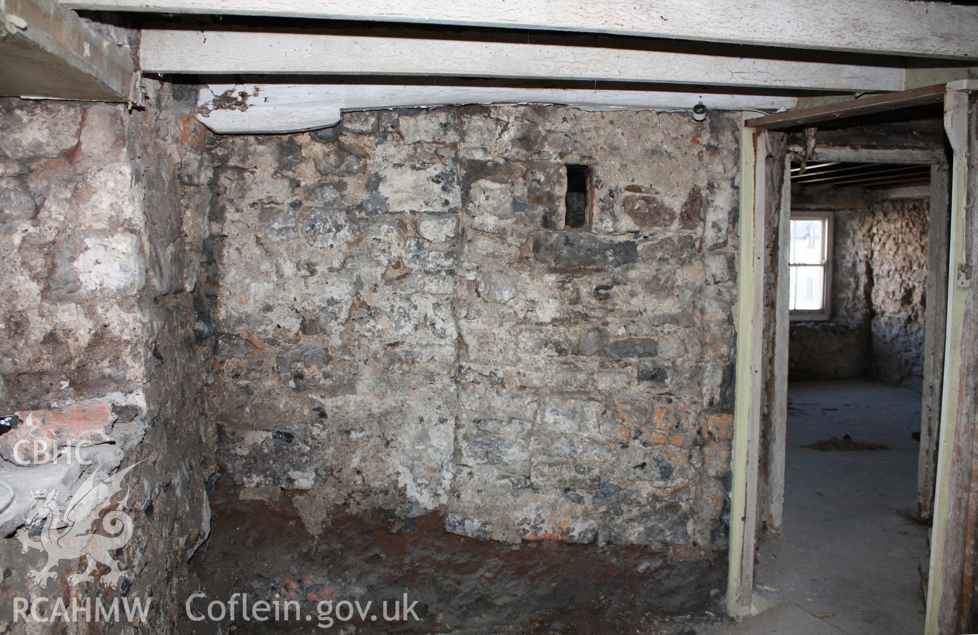 Kitchen, doorway to hall.