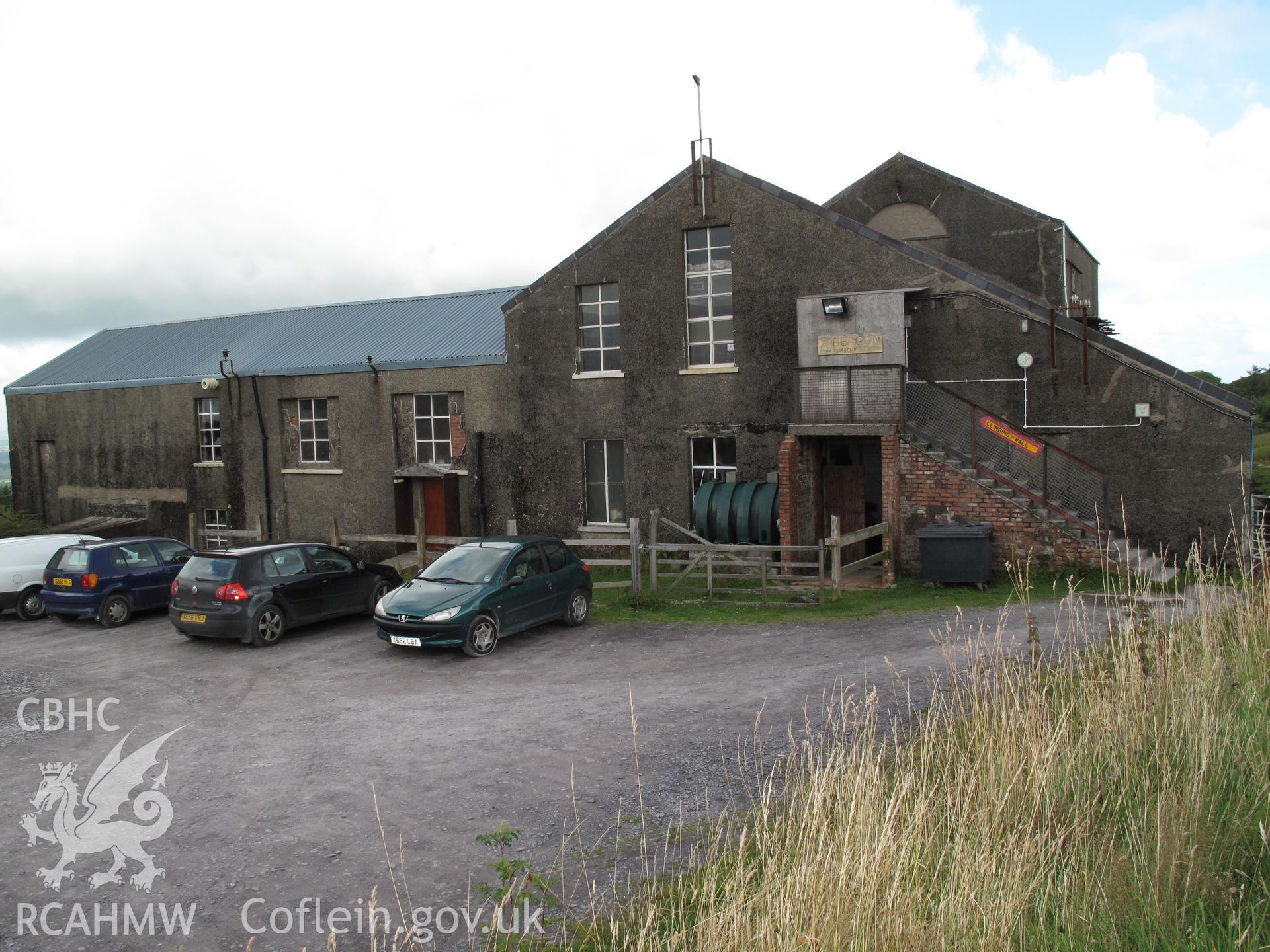 Waunfawr Radio Transmitting Station from the southeast, taken by Brian Malaws on 06 August 2009.