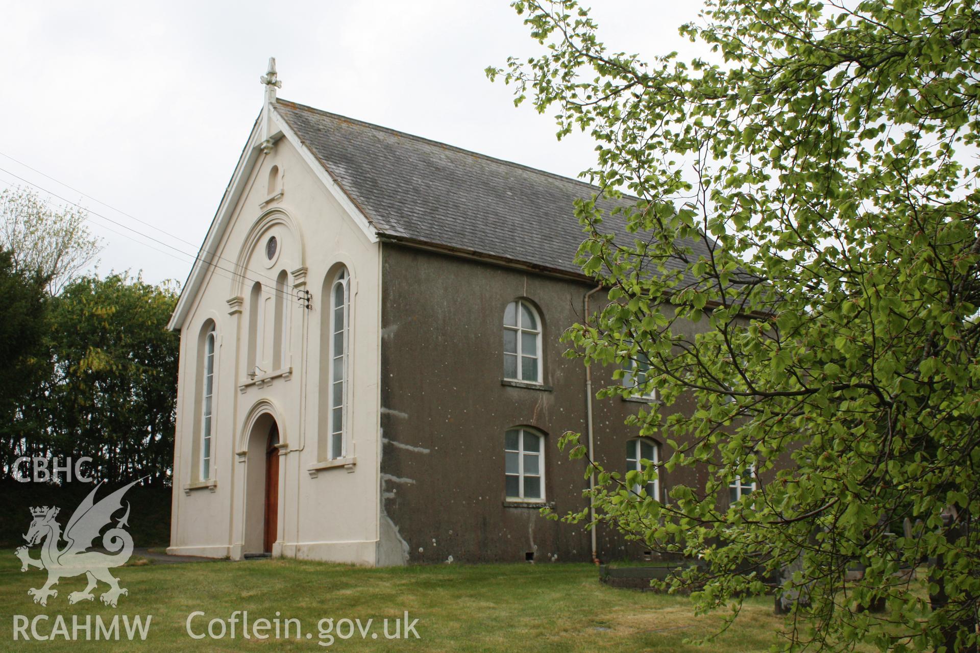 Pantycrugiau Chapel, viewed from the south-east.