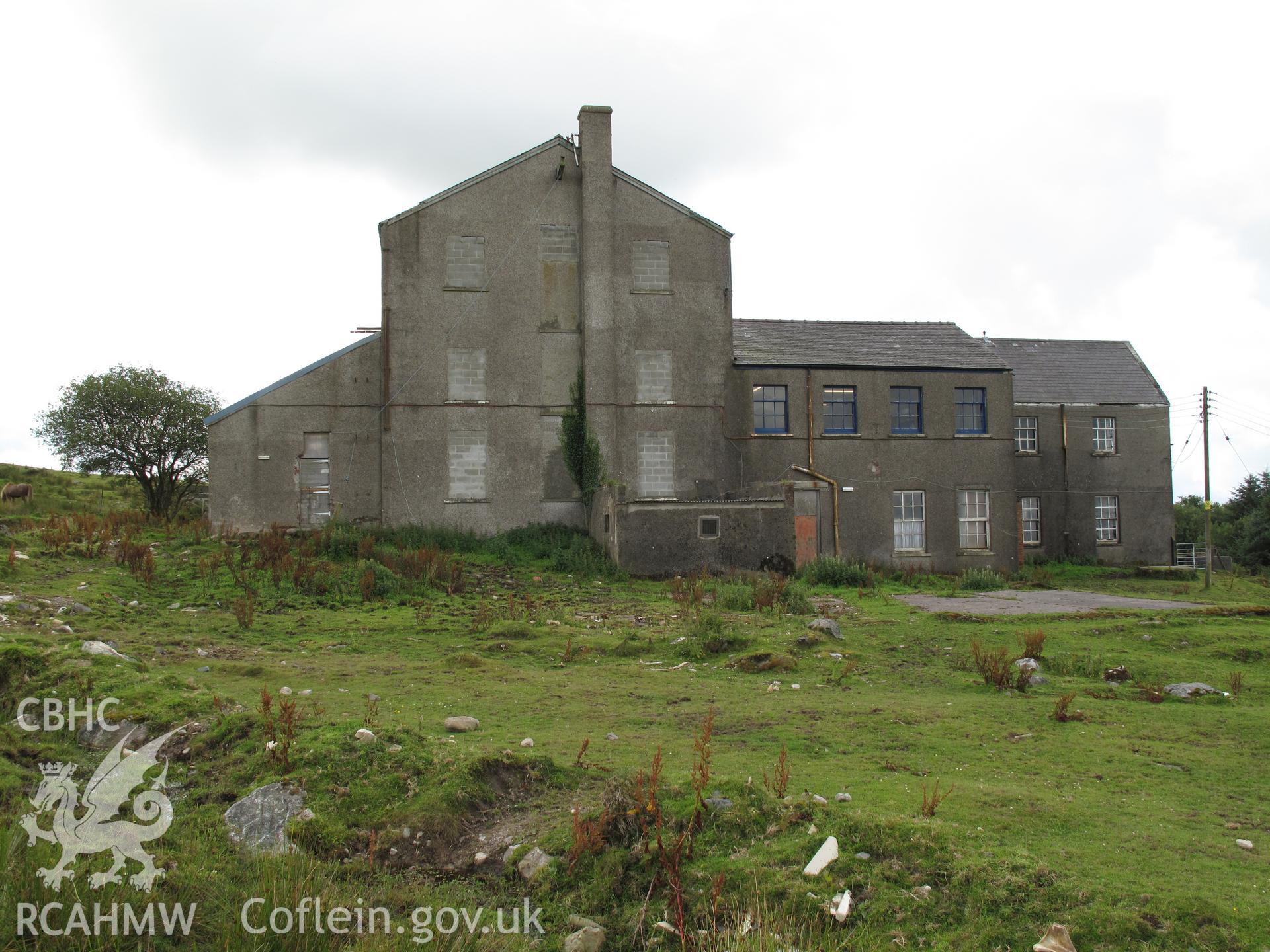 Waunfawr Radio Transmitting Station from the north, taken by Brian Malaws on 06 August 2009.