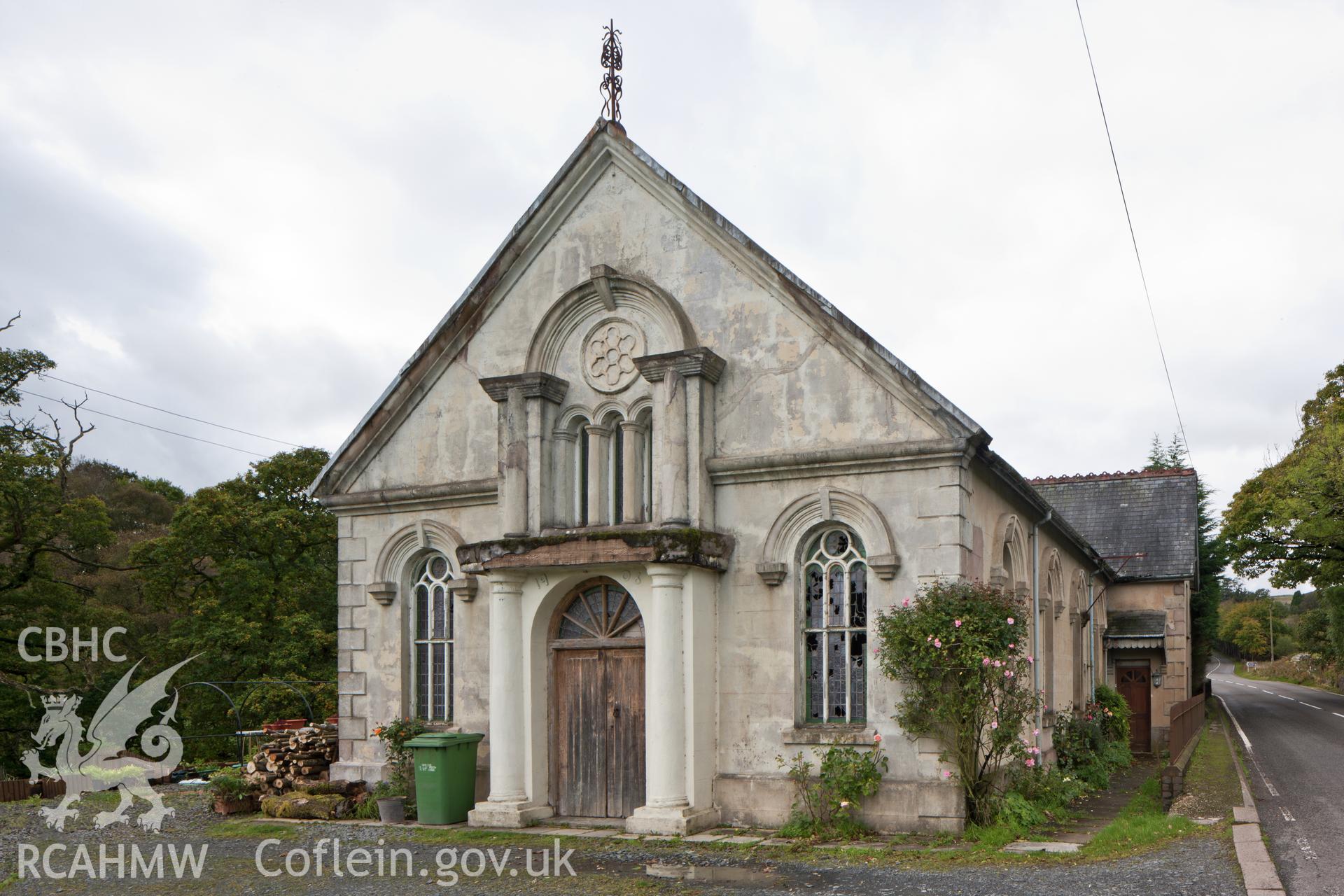 View from the east.