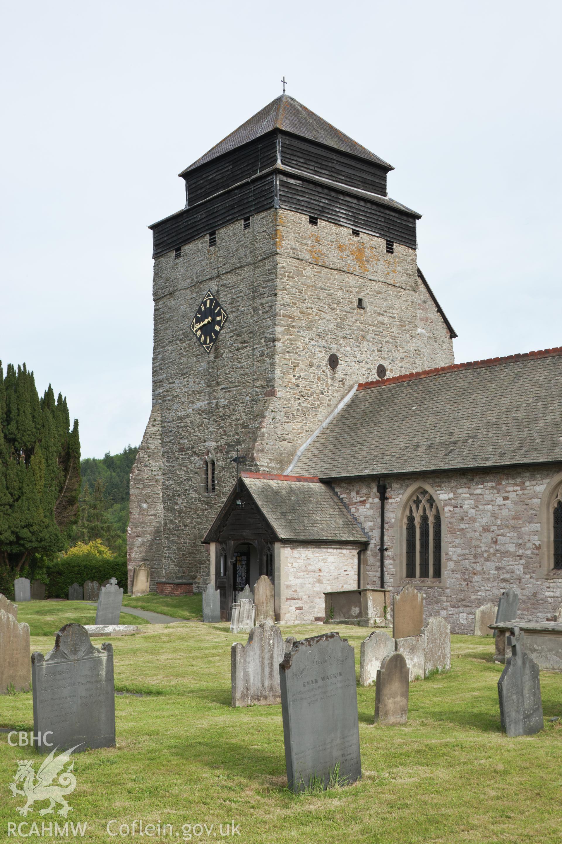 Exterior from the east southeast.