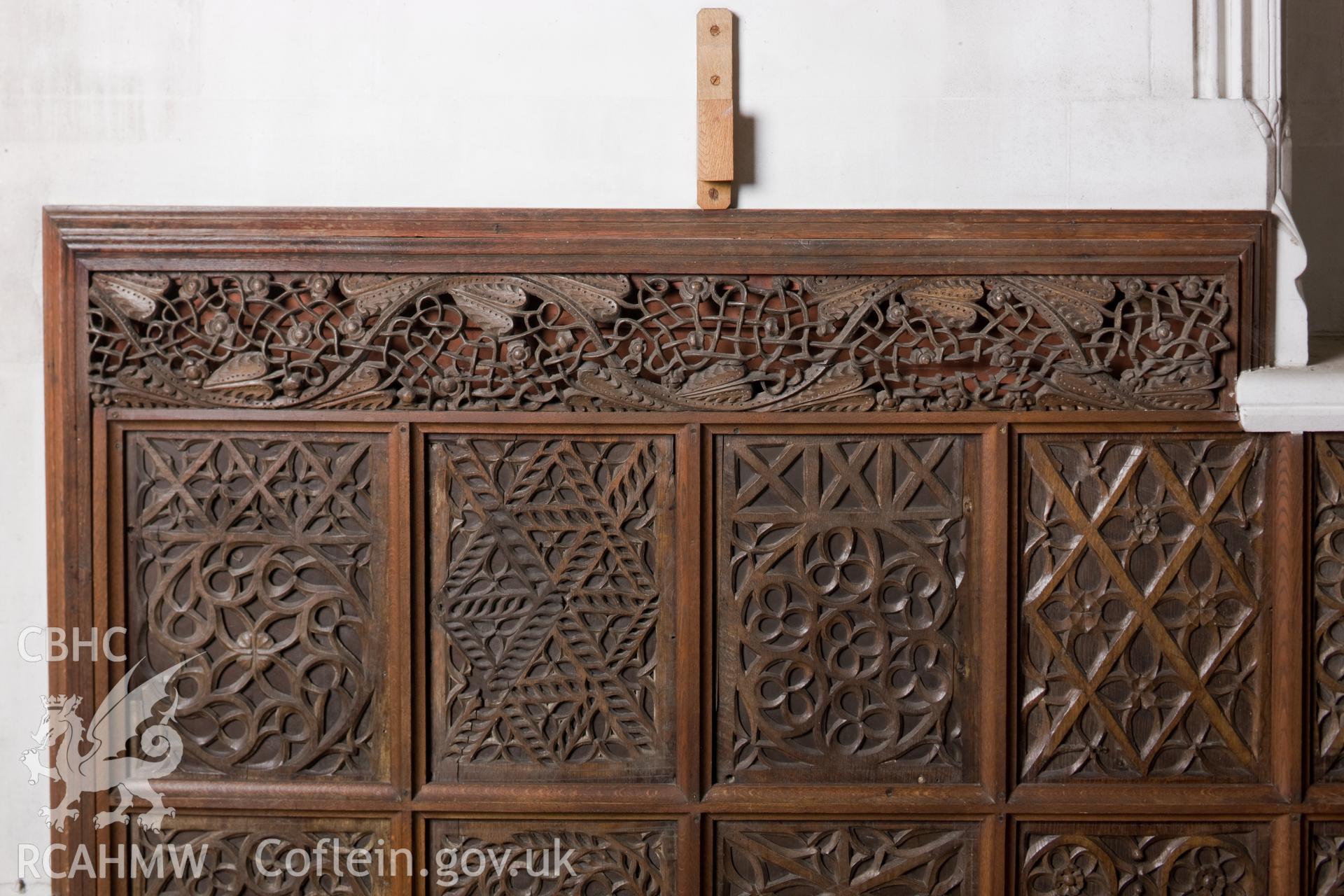 Northwest panel, detail.