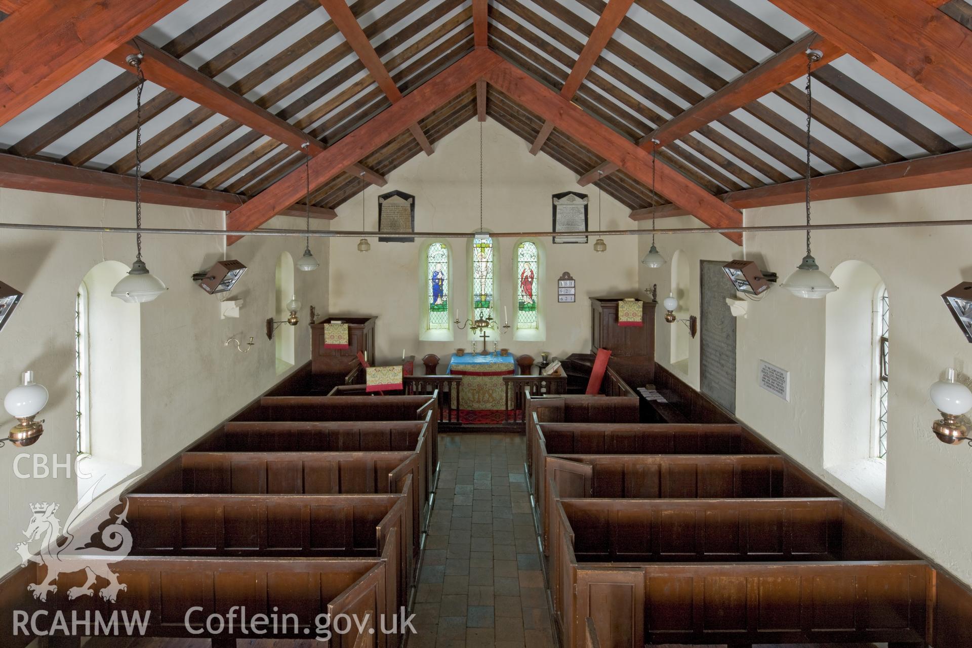 Interior from the gallery.
