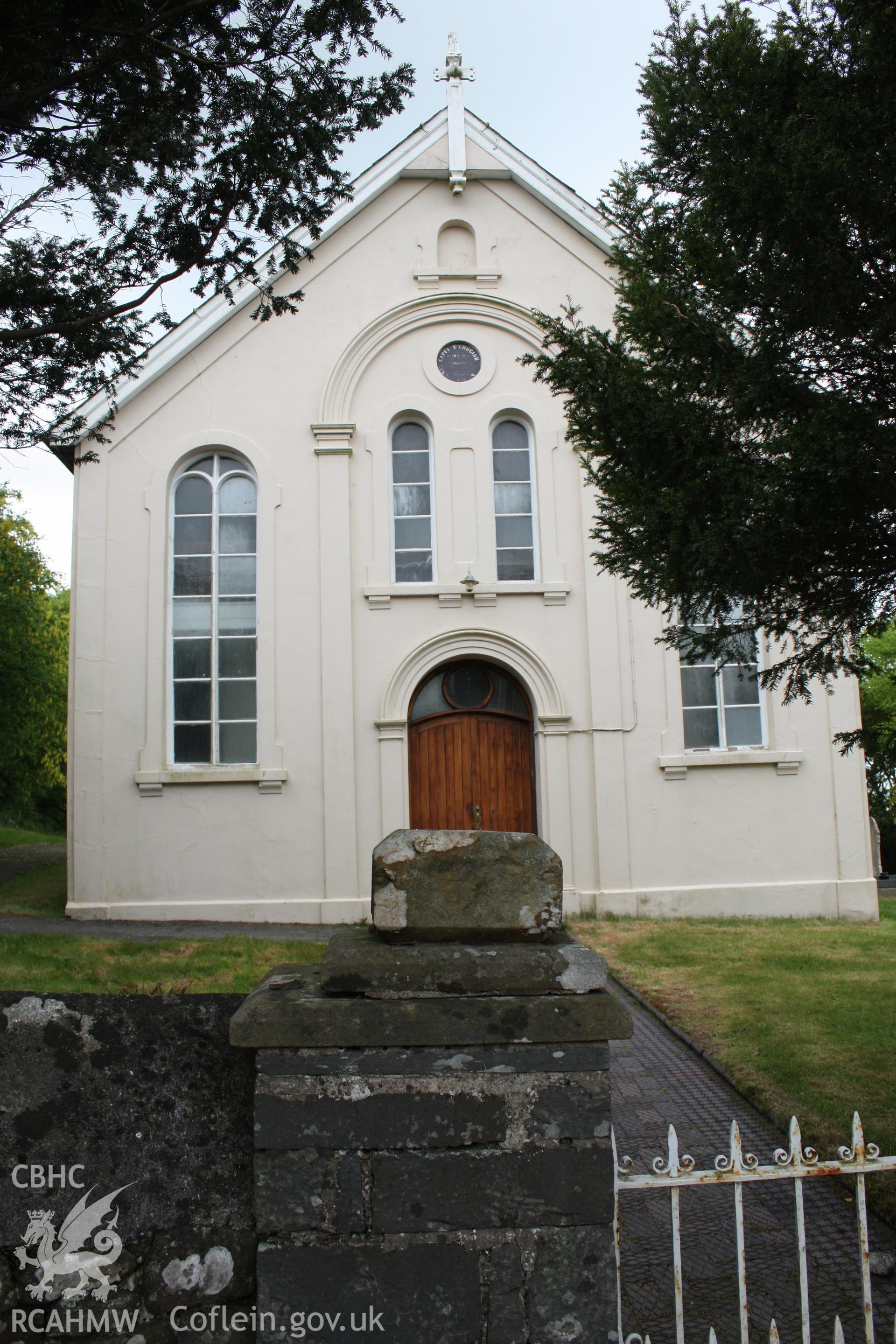 Pantycrugiau Chapel, viewed from the south.