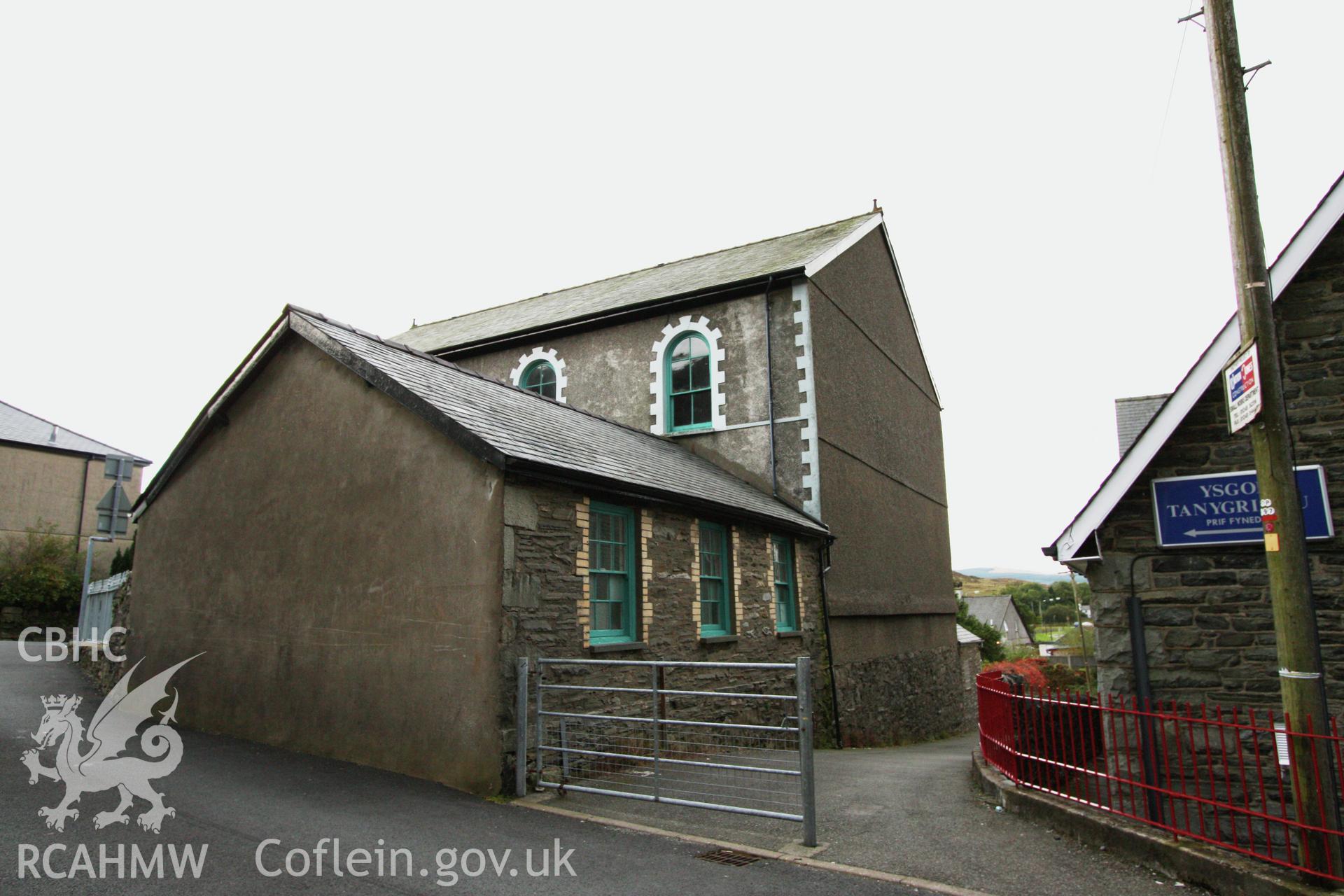 Carmel Welsh independent chapel, Tanygrisiau, vestry from the north-west.