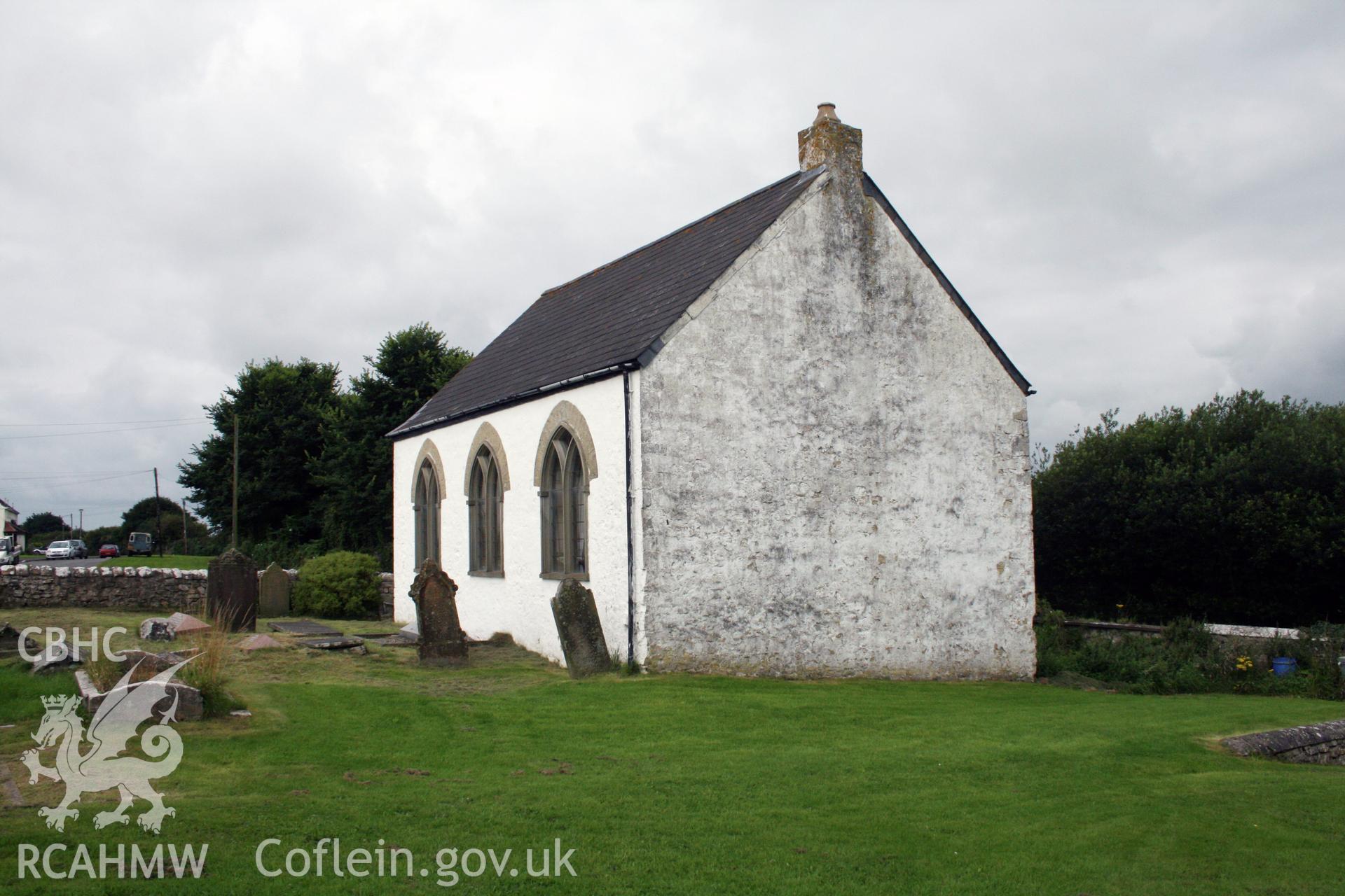 Bethesda Independent chapel, Boverton, exterior viewed from the south-east