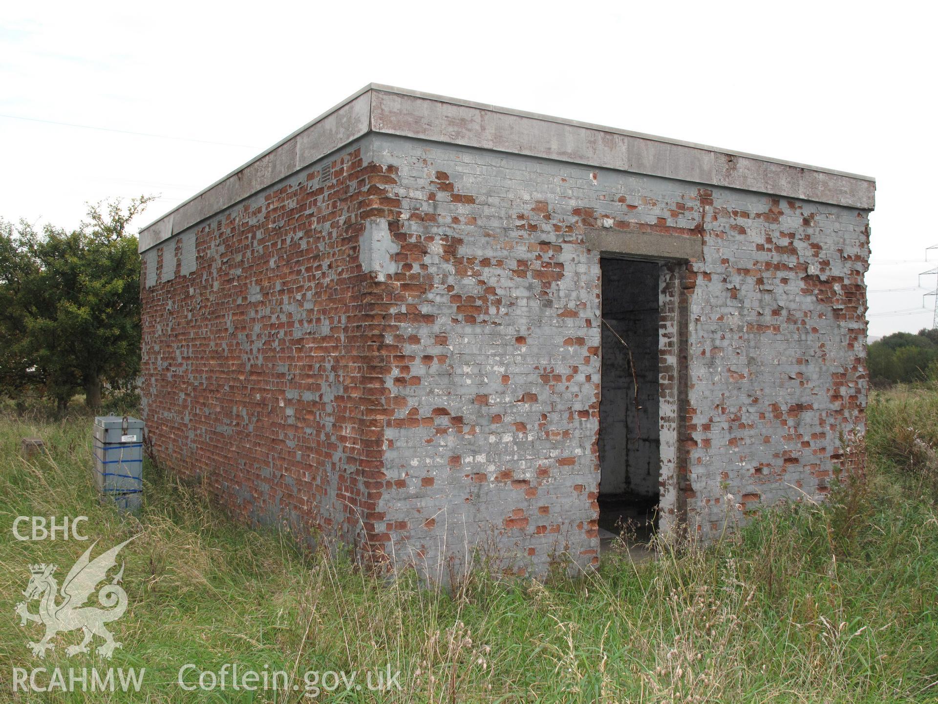 Electricity Sub Station 16th Avenue Hirwaun ROF, from the southwest, taken by Brian Malaws on 08 October 2010.