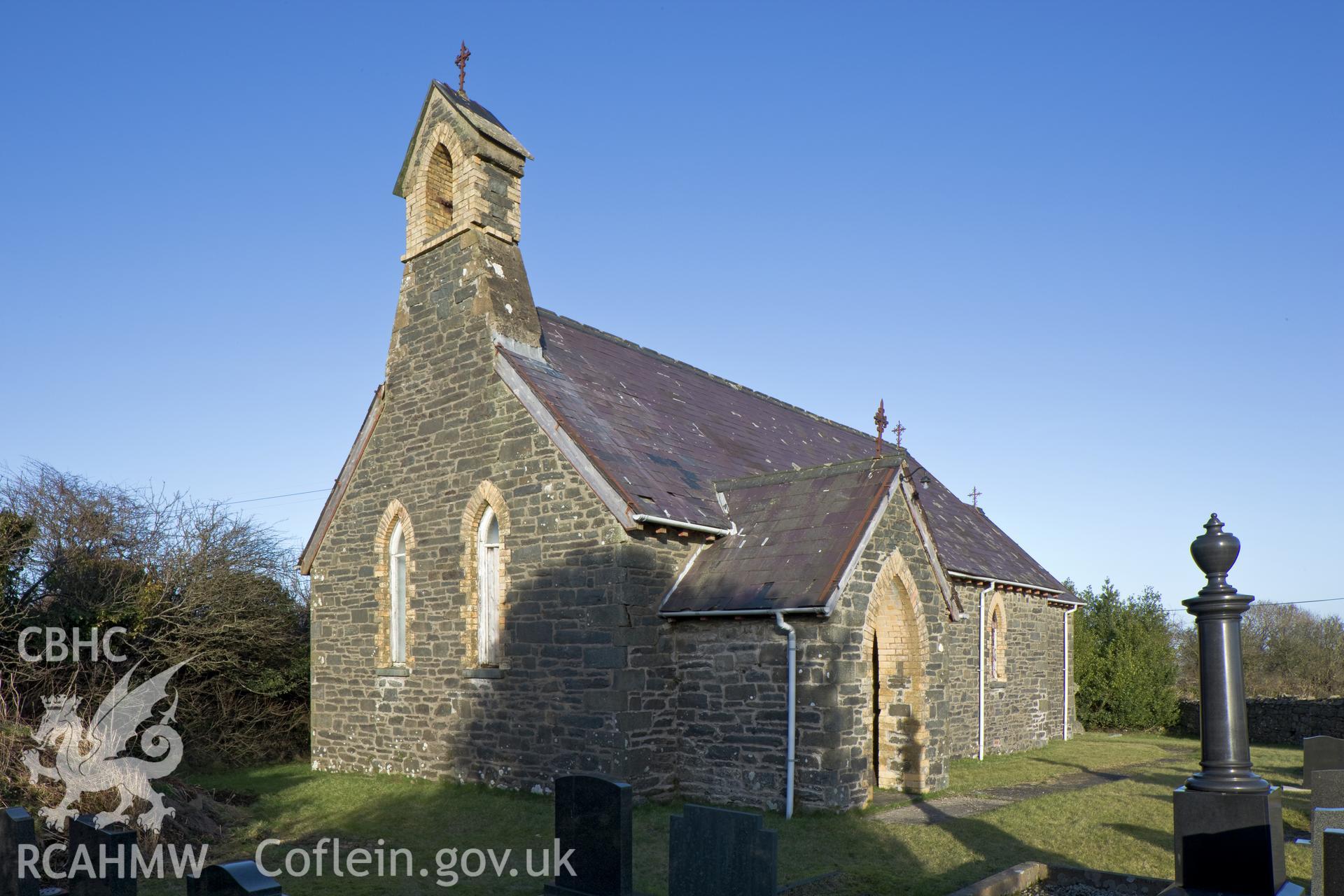 View from the west.