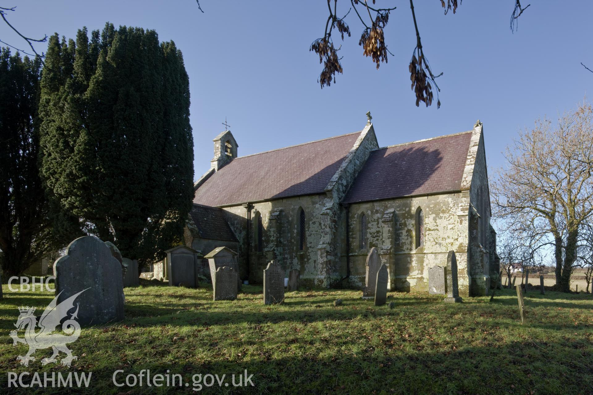 View from the south southeast.