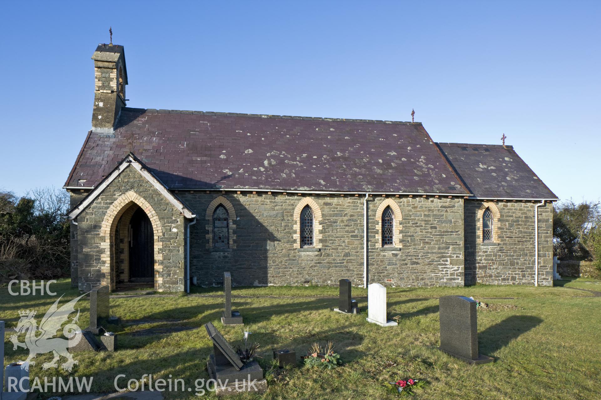 View from the south.