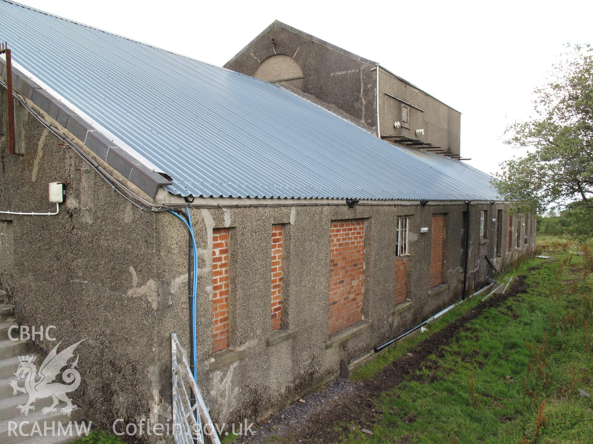 Waunfawr Radio Transmitting Station from the southeast, taken by Brian Malaws on 06 August 2009.