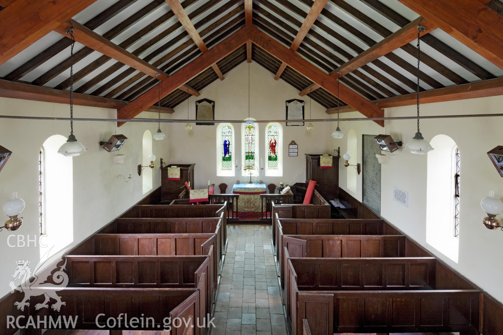 Interior from the gallery.