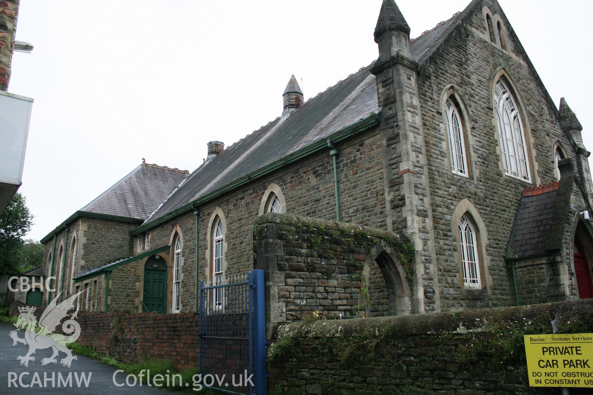 Temple URC, Gowerton, exterior viewed from the east